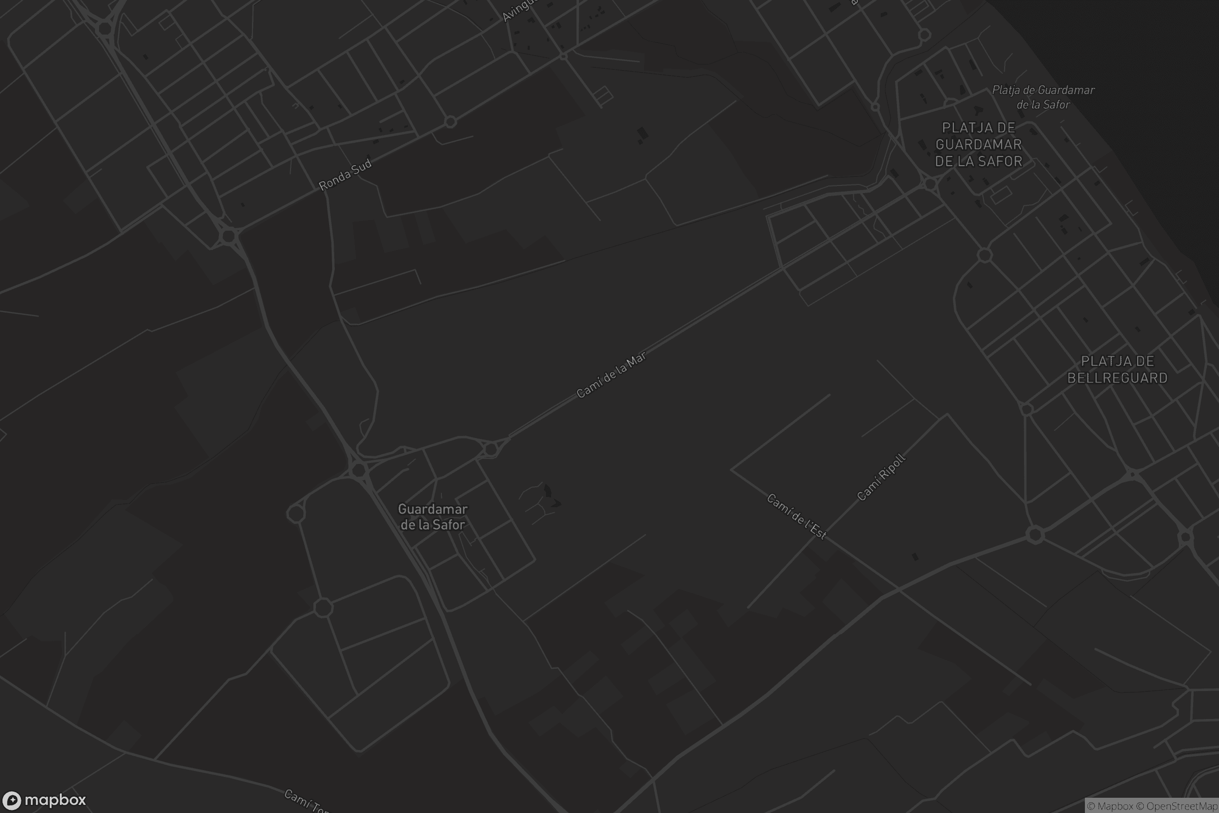 Mapa de Guardamar de la Safor