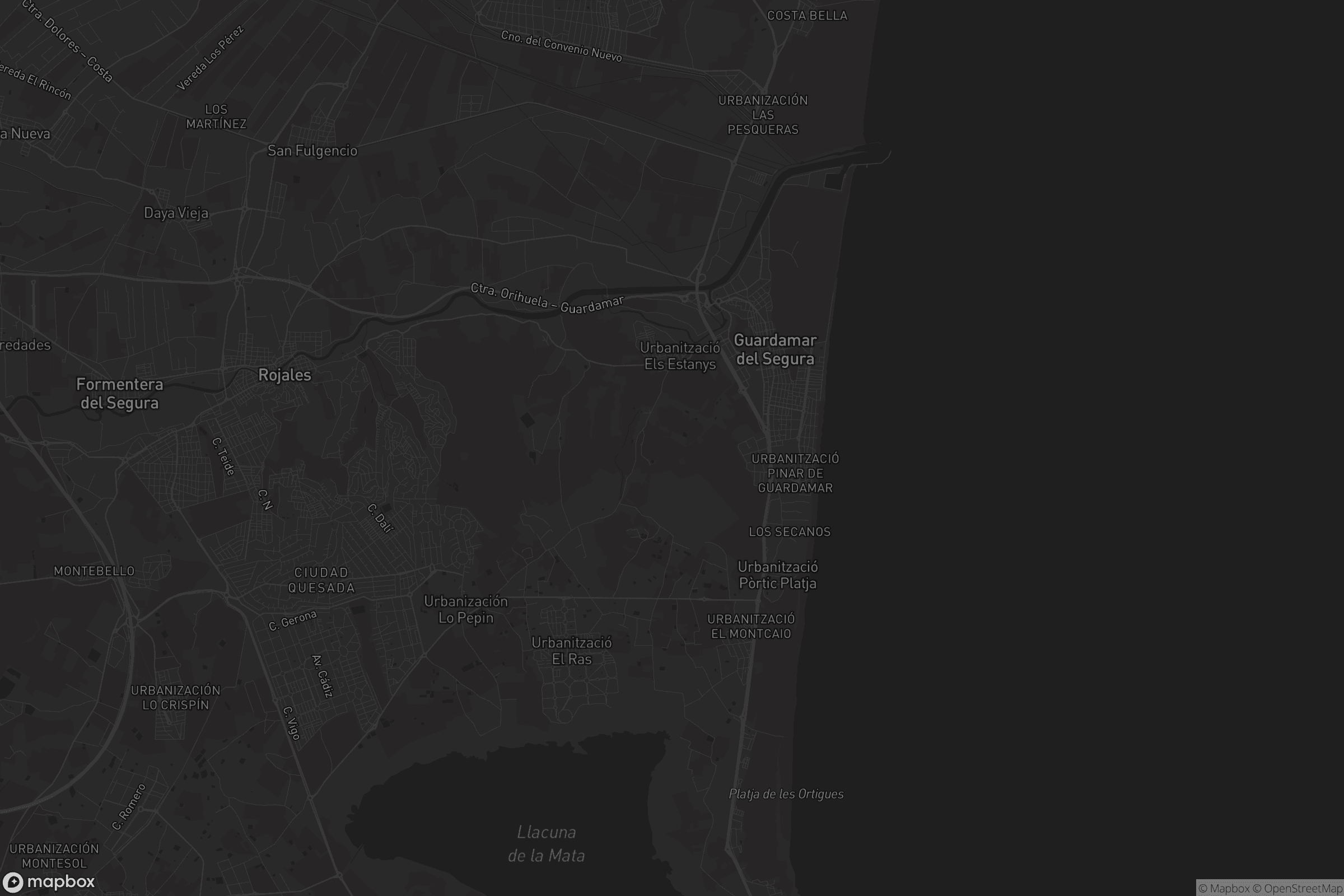 Mapa de Guardamar del Segura