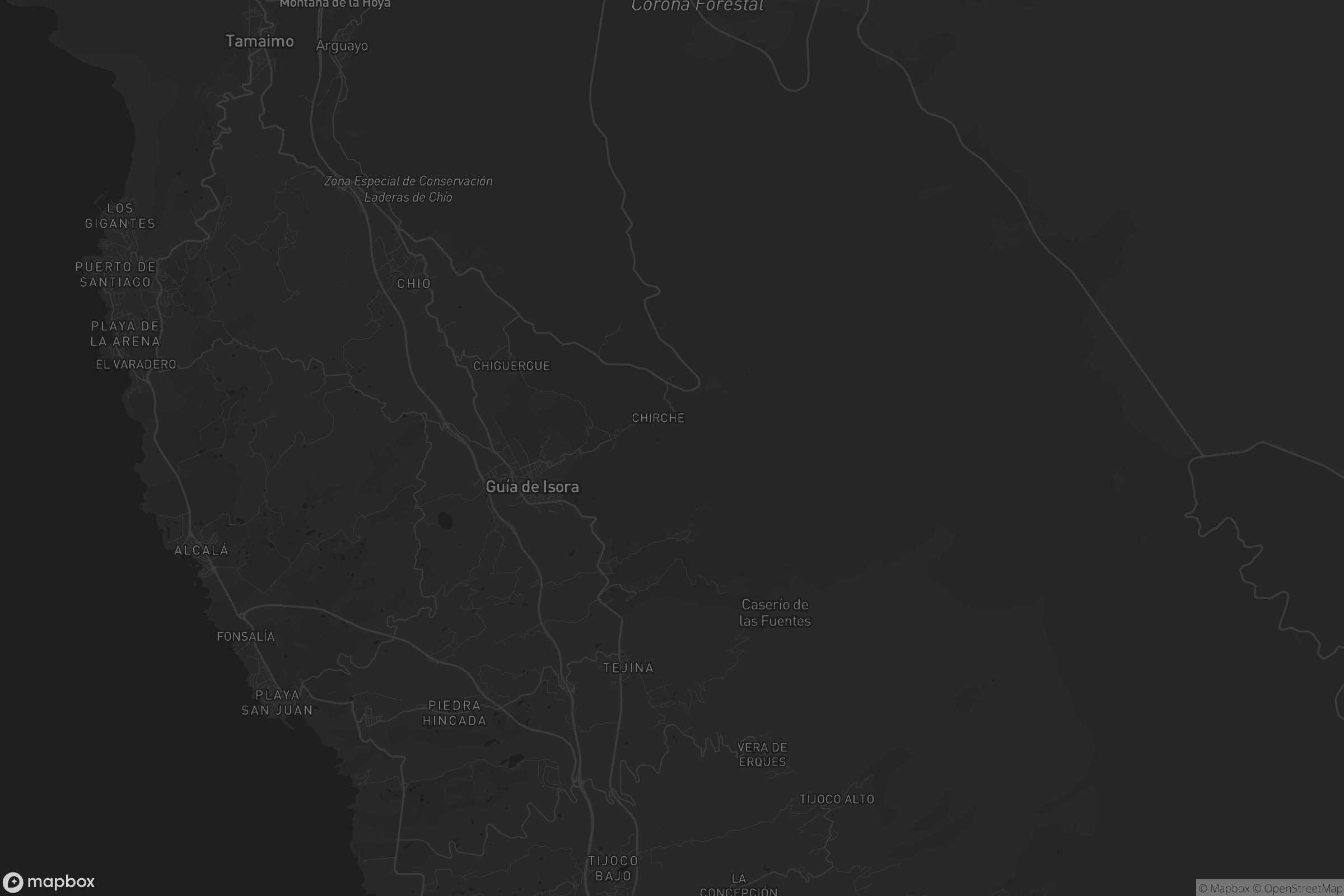 Mapa de Guía de Isora