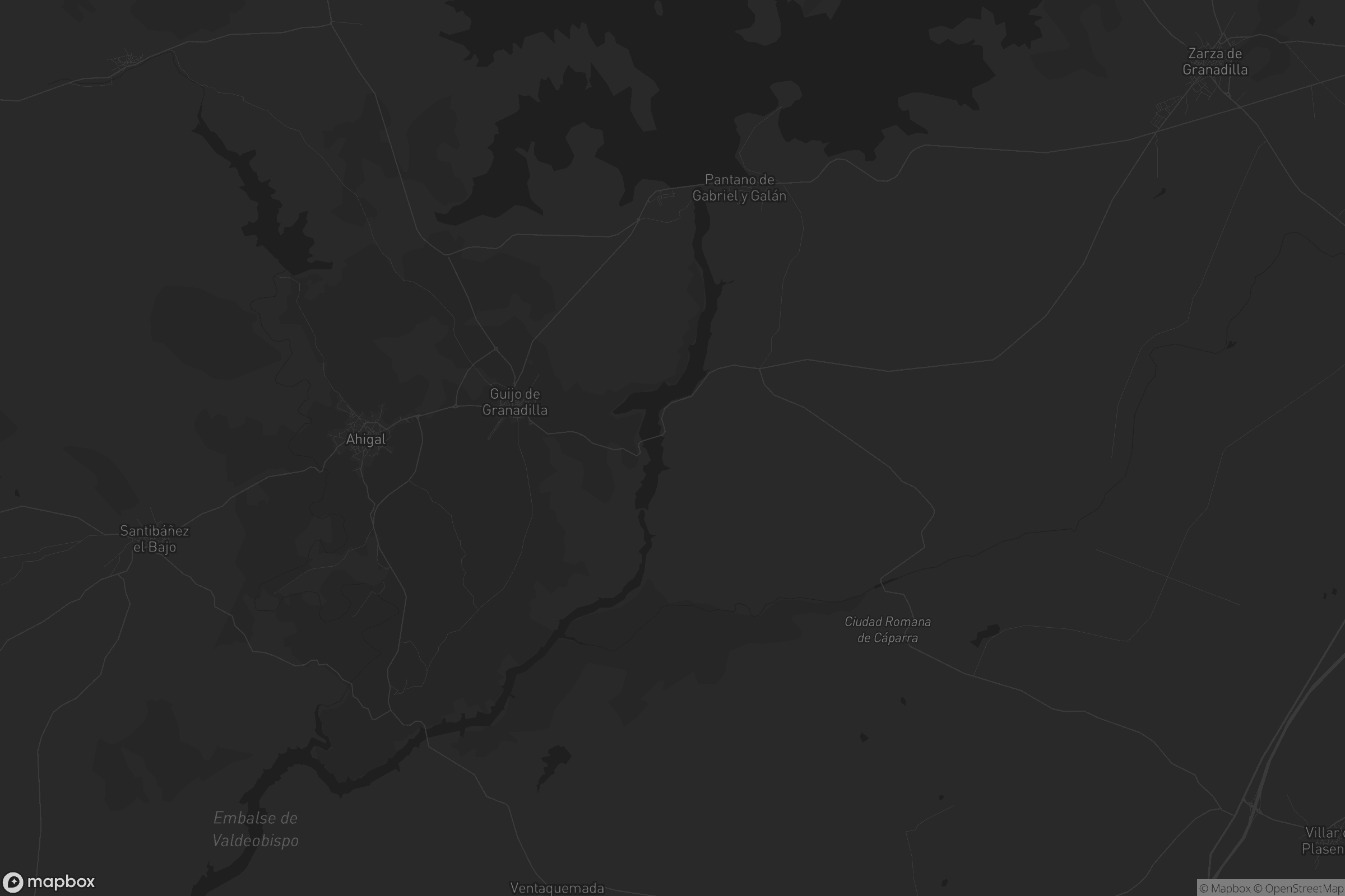 Mapa de Guijo de Granadilla