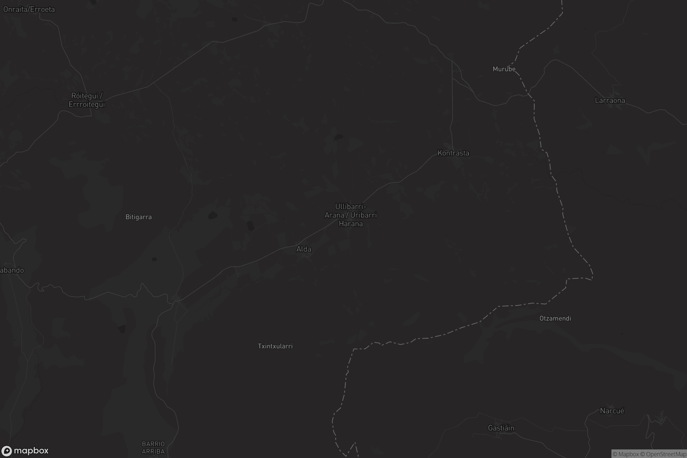 Mapa de Harana / Valle de Arana