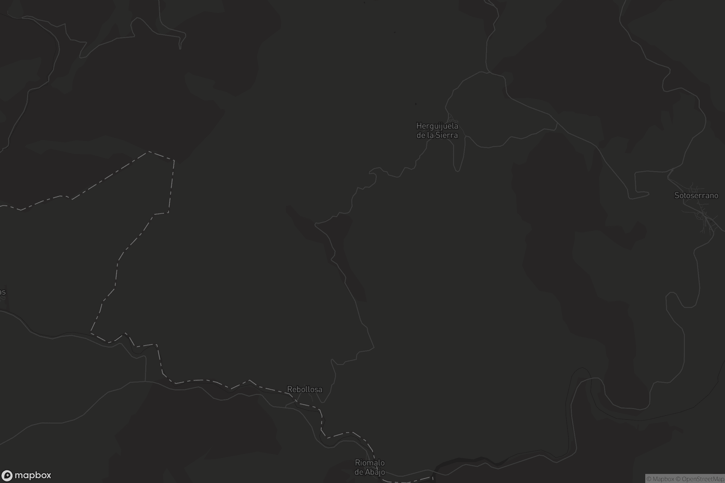 Mapa de Herguijuela de la Sierra