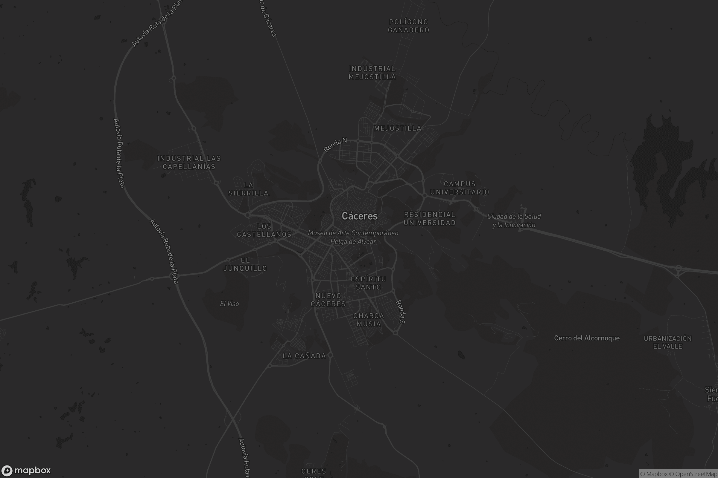 Mapa de Hernández Pacheco