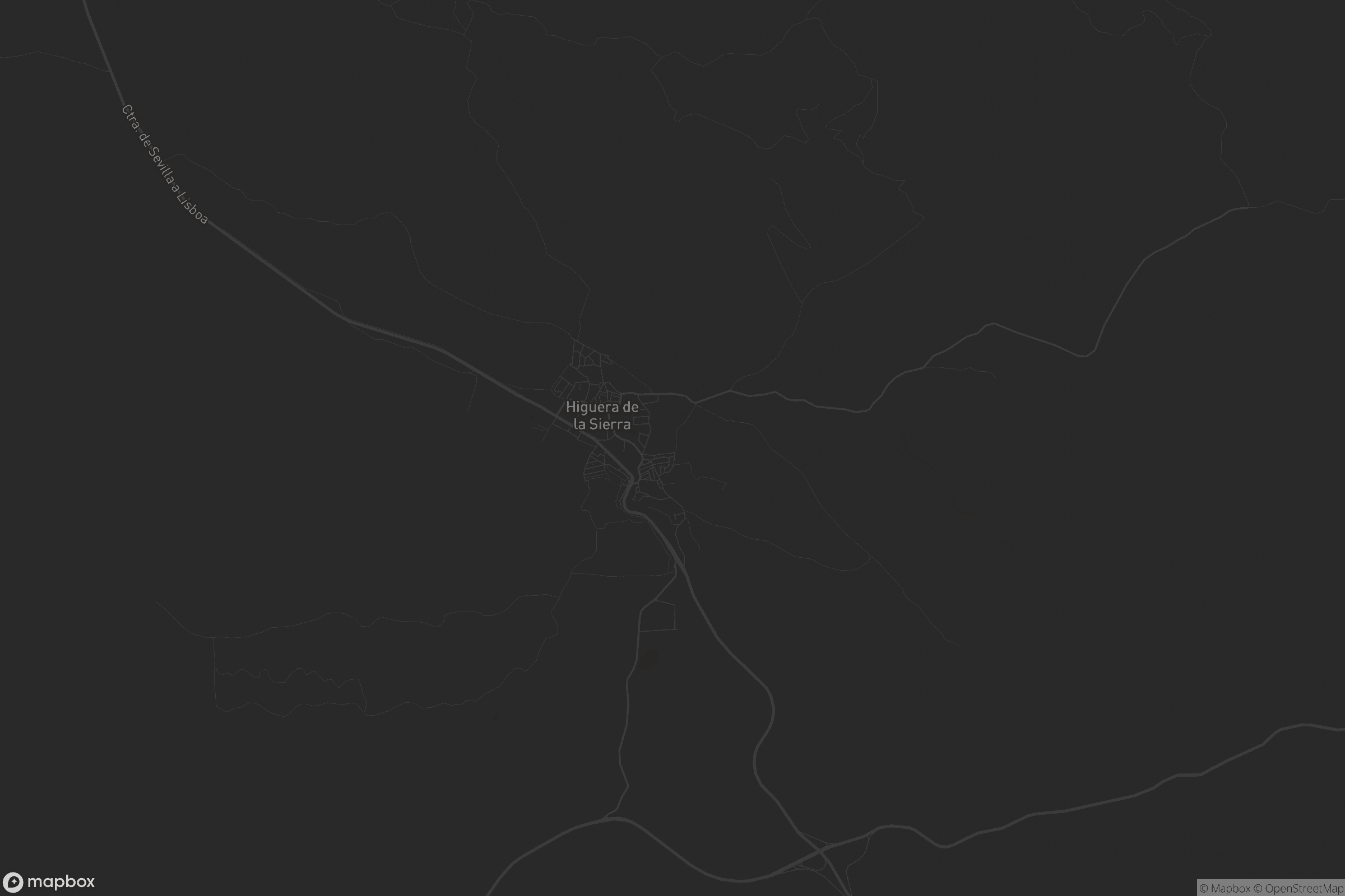 Mapa de Higuera de la Sierra