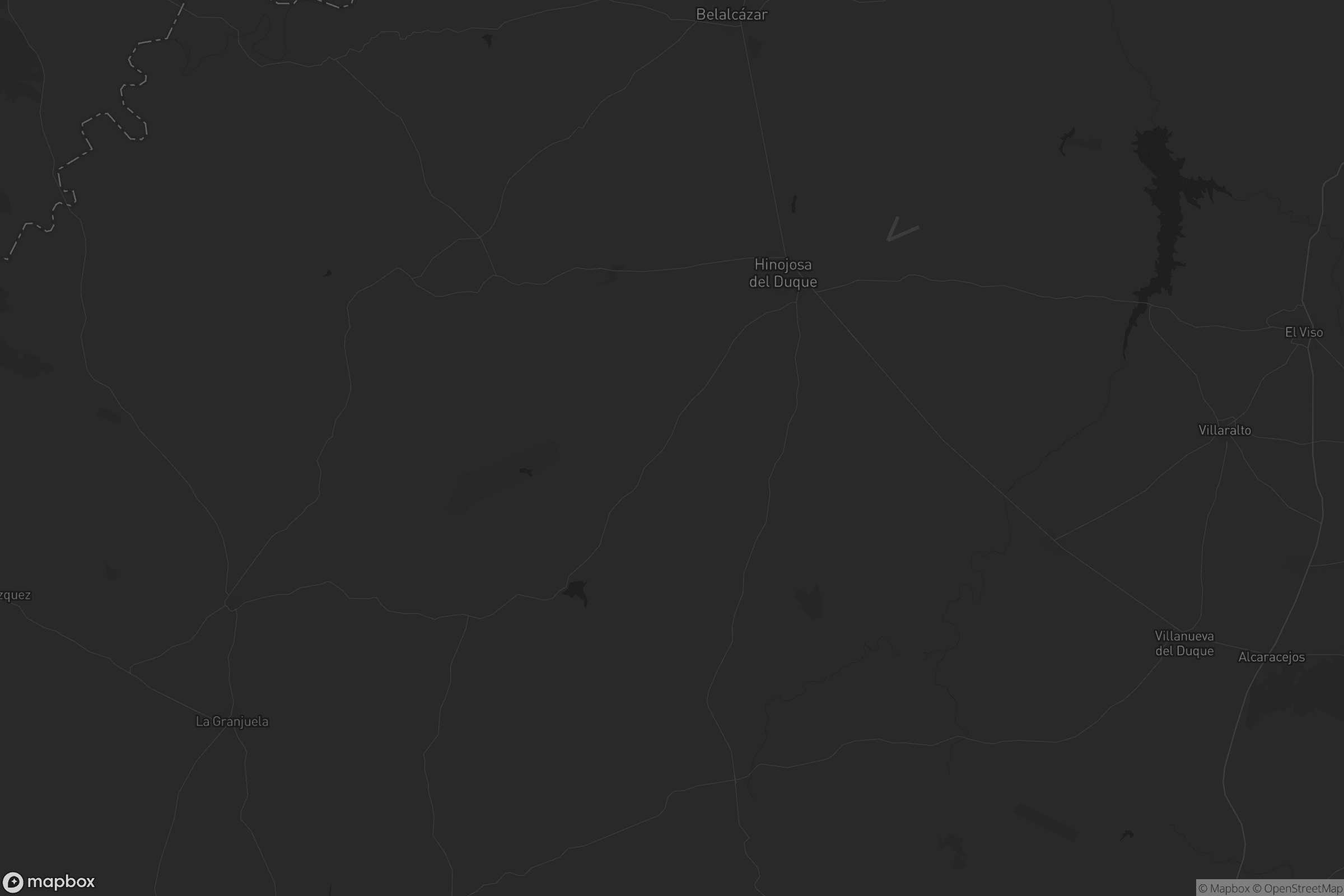 Mapa de Hinojosa del Duque