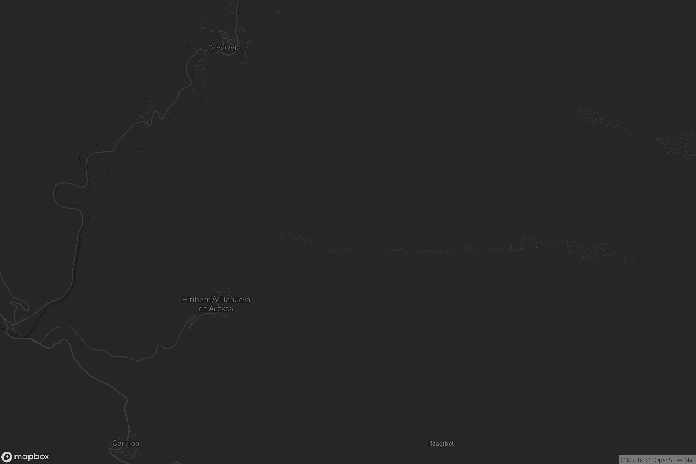 Mapa de Hiriberri / Villanueva de Aezkoa