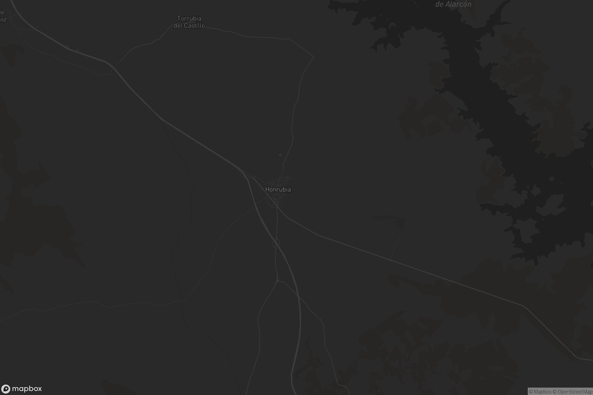 Mapa de Honrubia