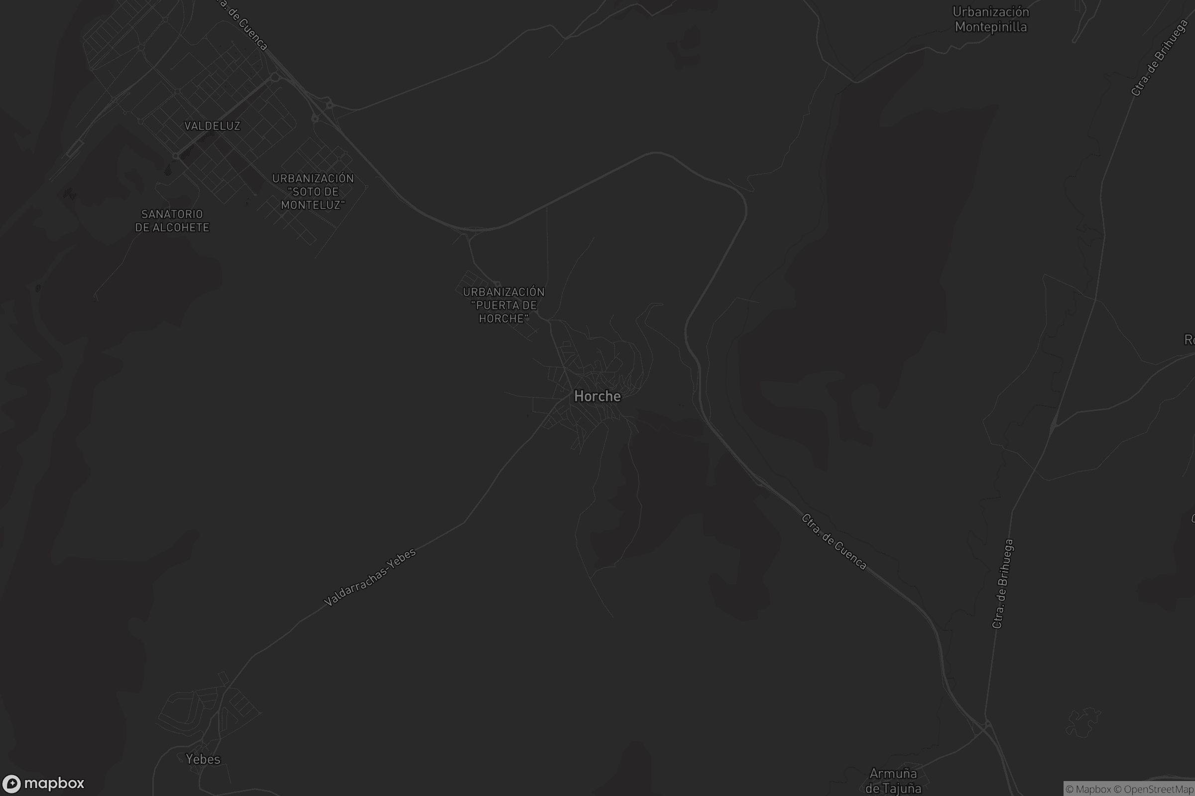 Mapa de Horche