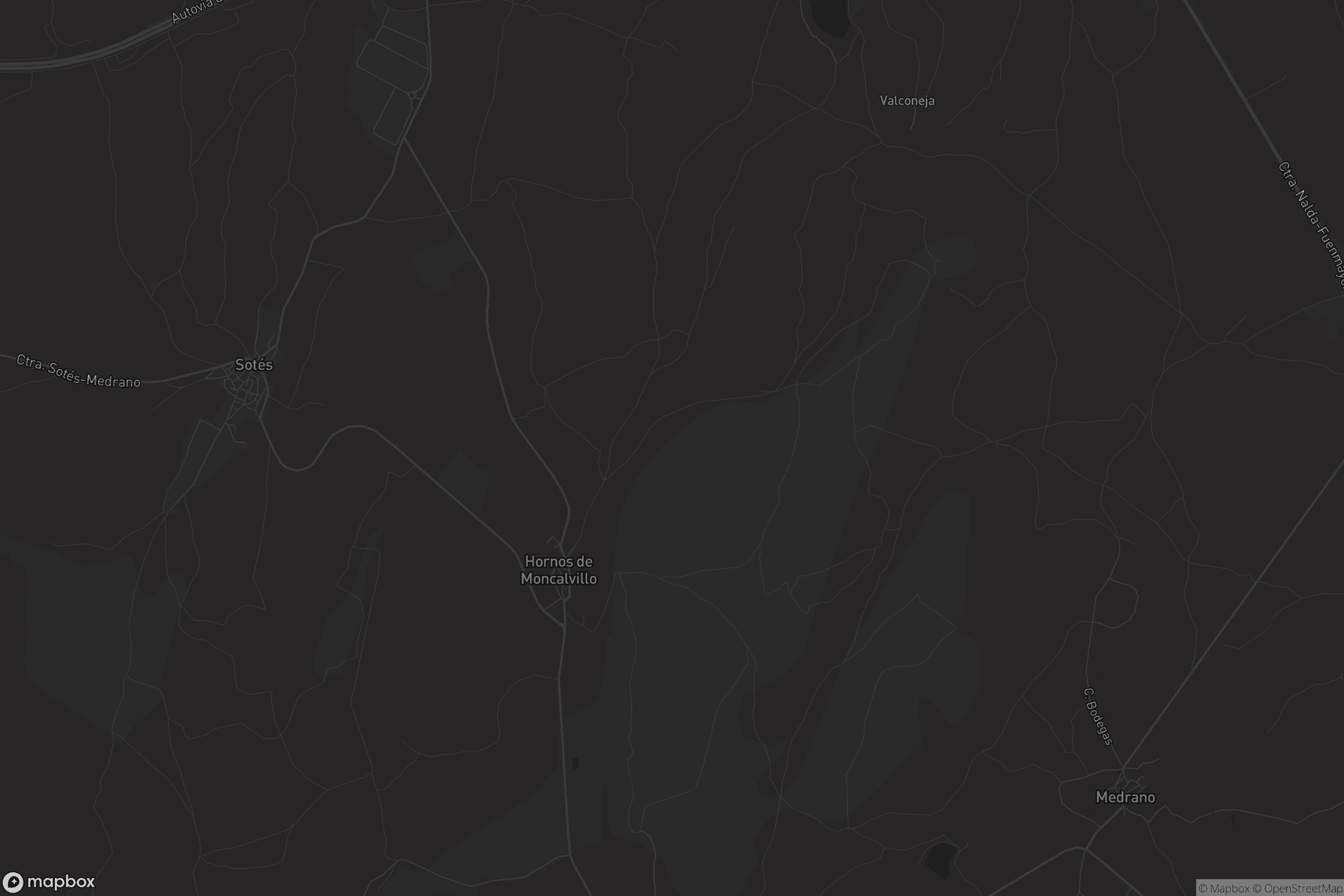 Mapa de Hornos de Moncalvillo