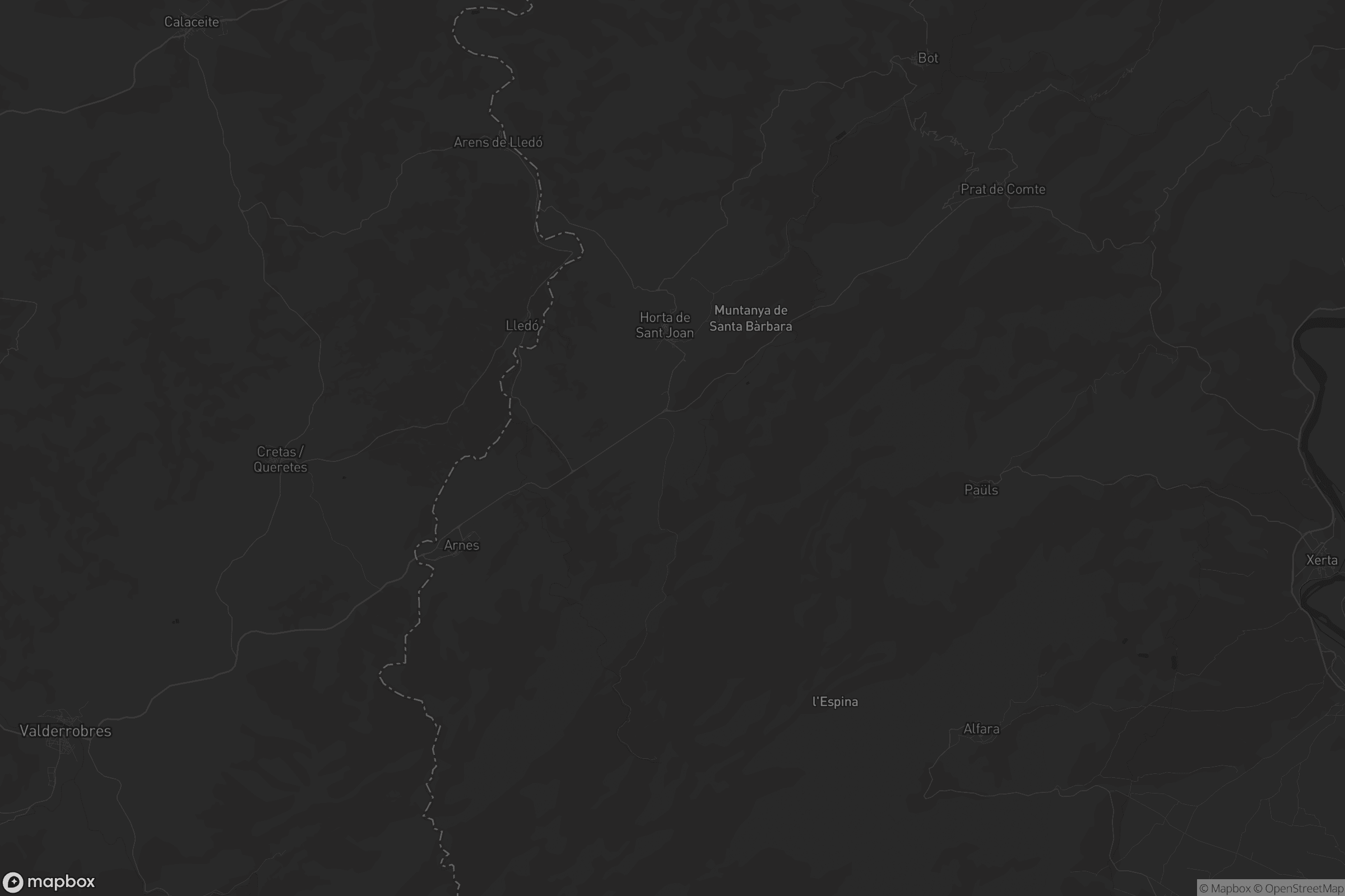 Mapa de Horta de Sant Joan