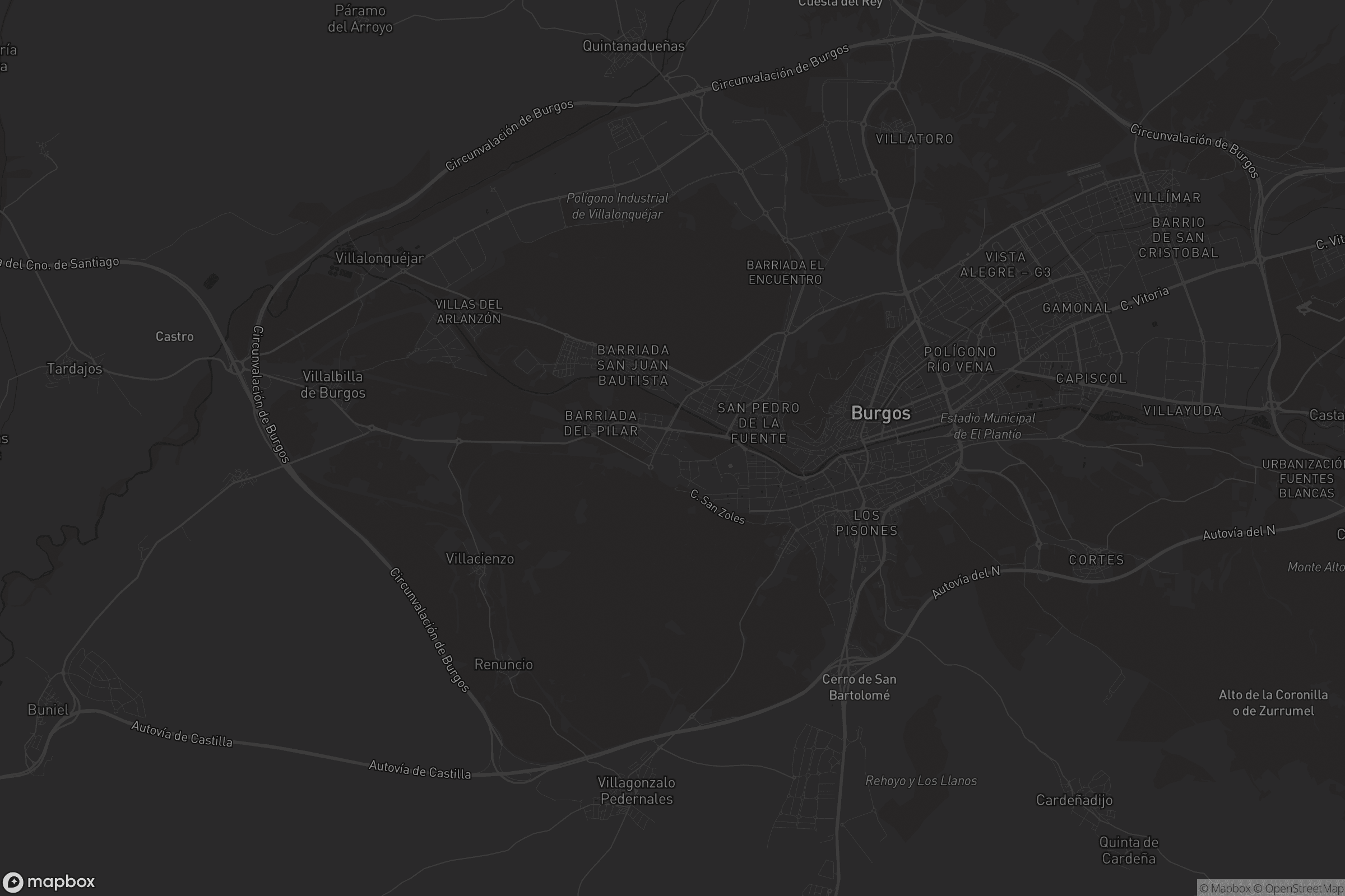 Mapa de Hospital del Rey
