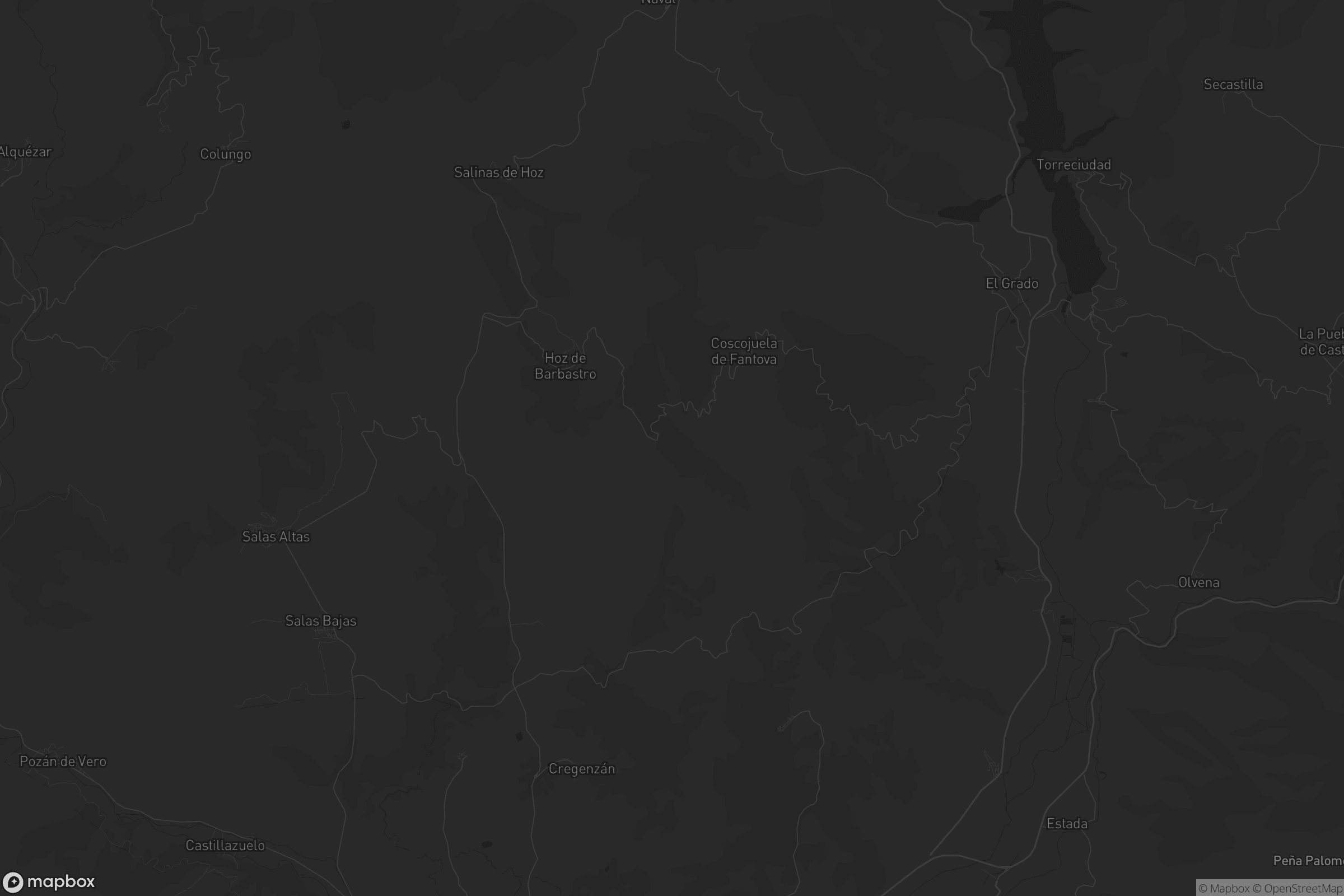 Mapa de Hoz y Costeán