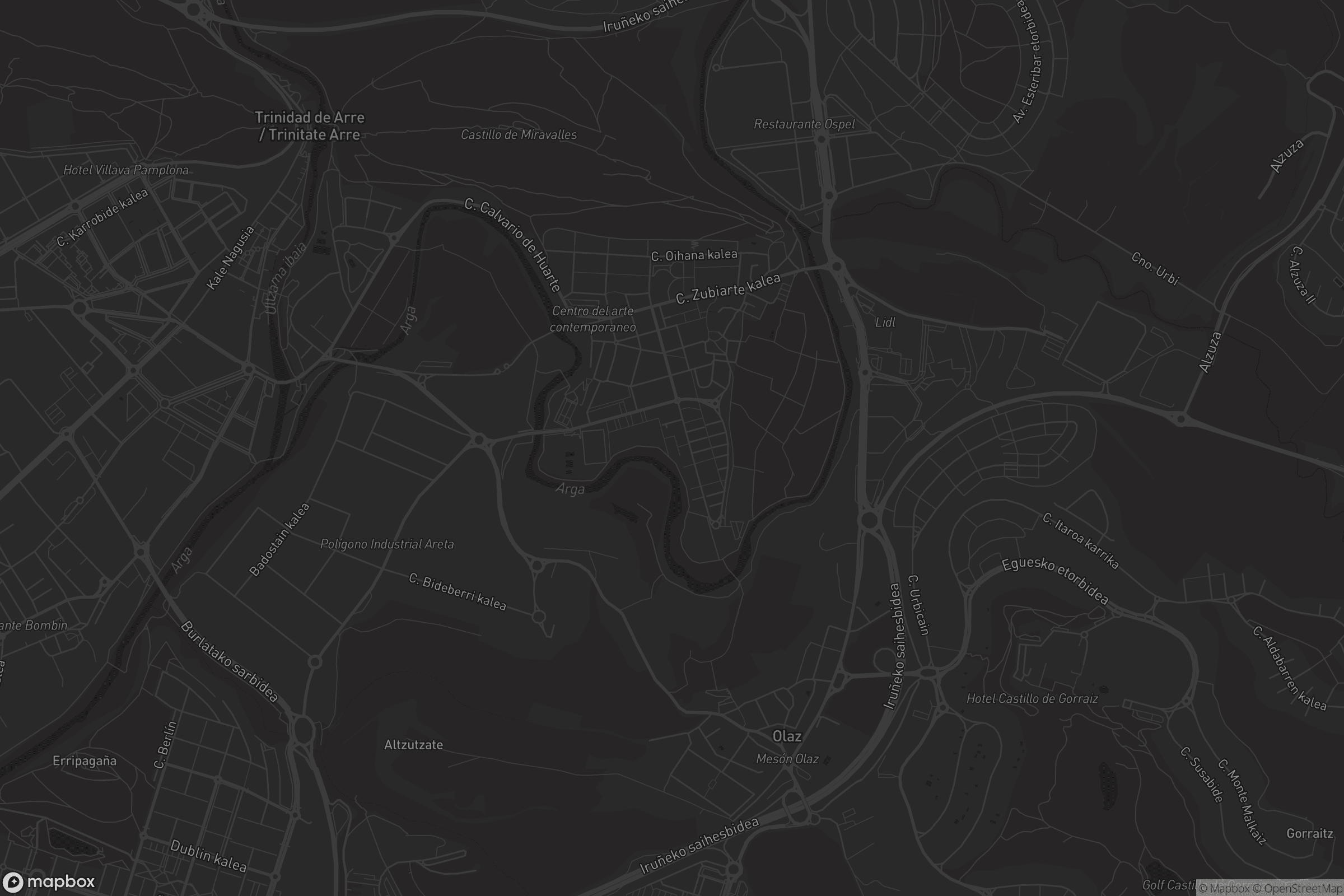 Mapa de Huarte / Uharte