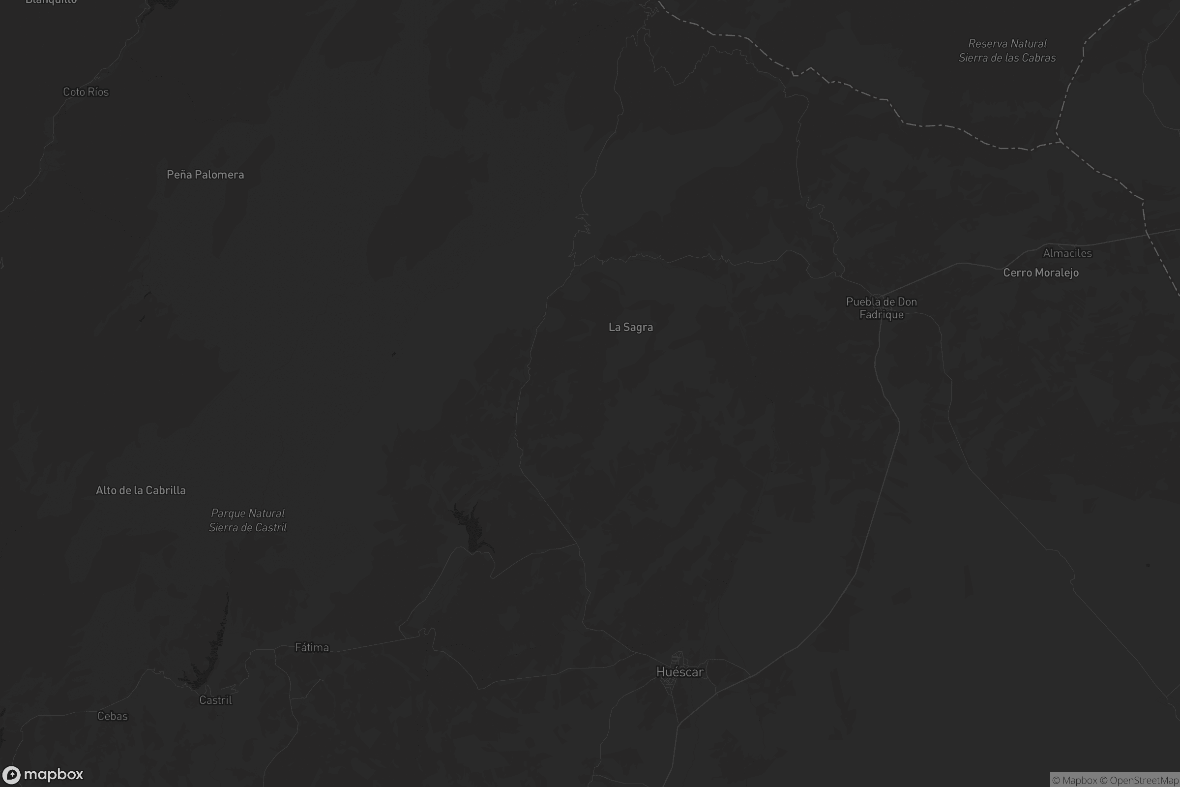 Mapa de Huéscar