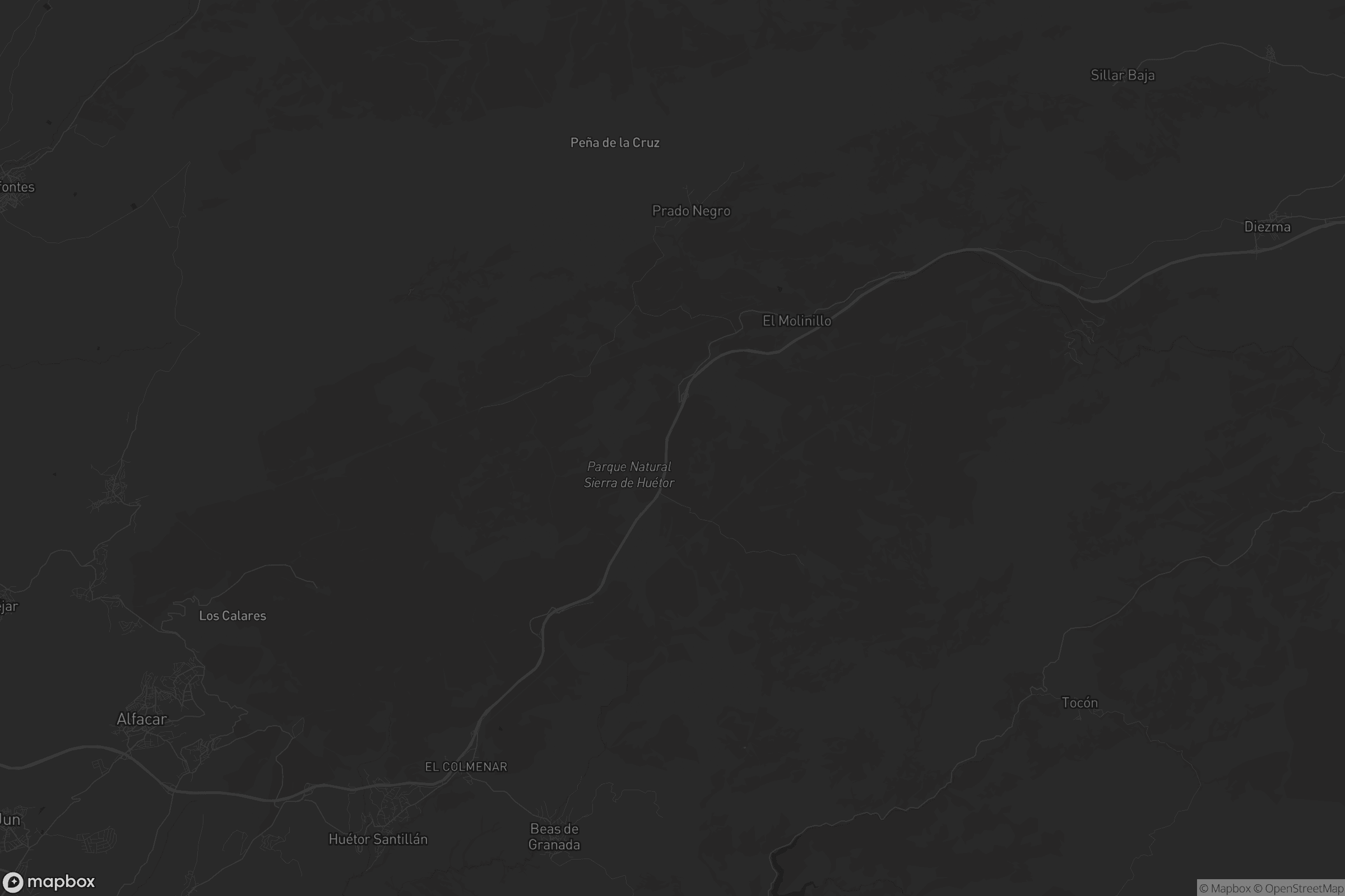 Mapa de Huétor de Santillán