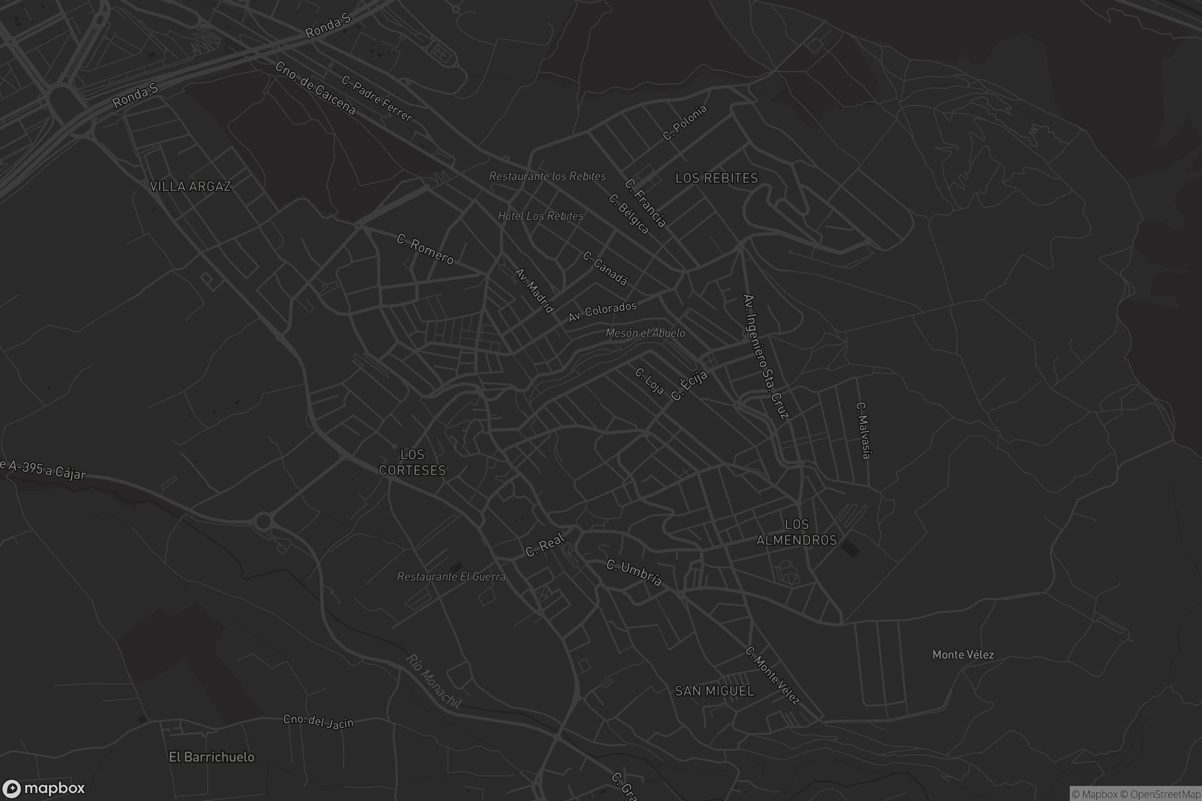 Mapa de Huétor Vega