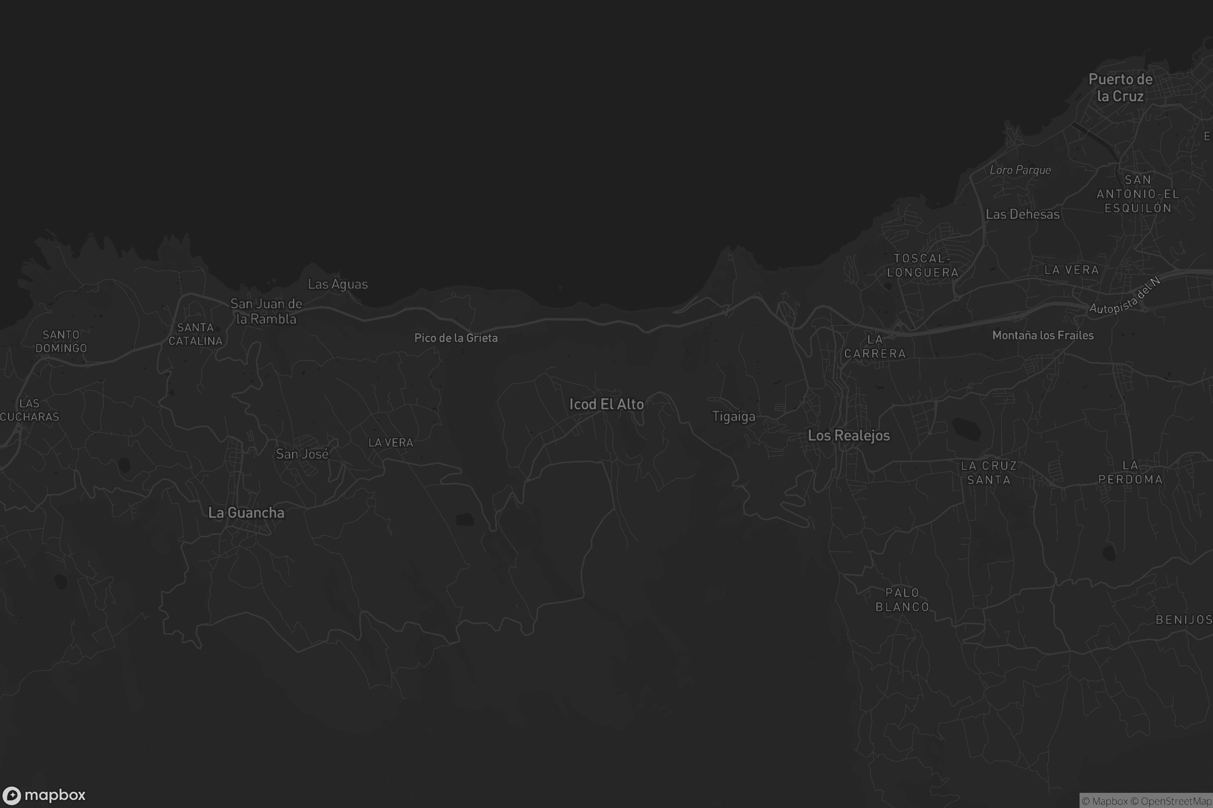 Mapa de Icod El Alto