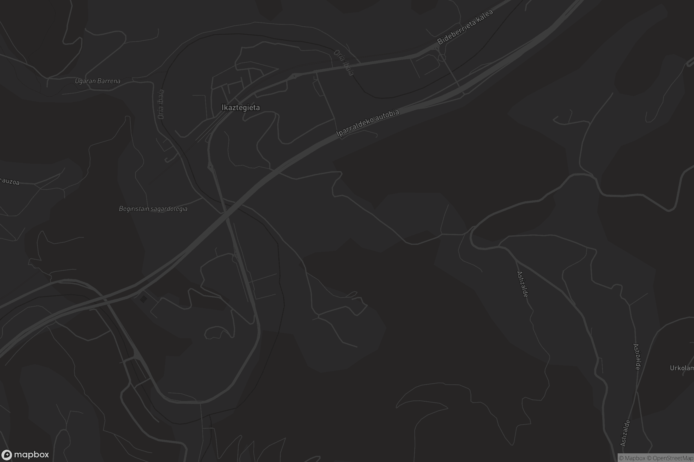 Mapa de Ikaztegieta