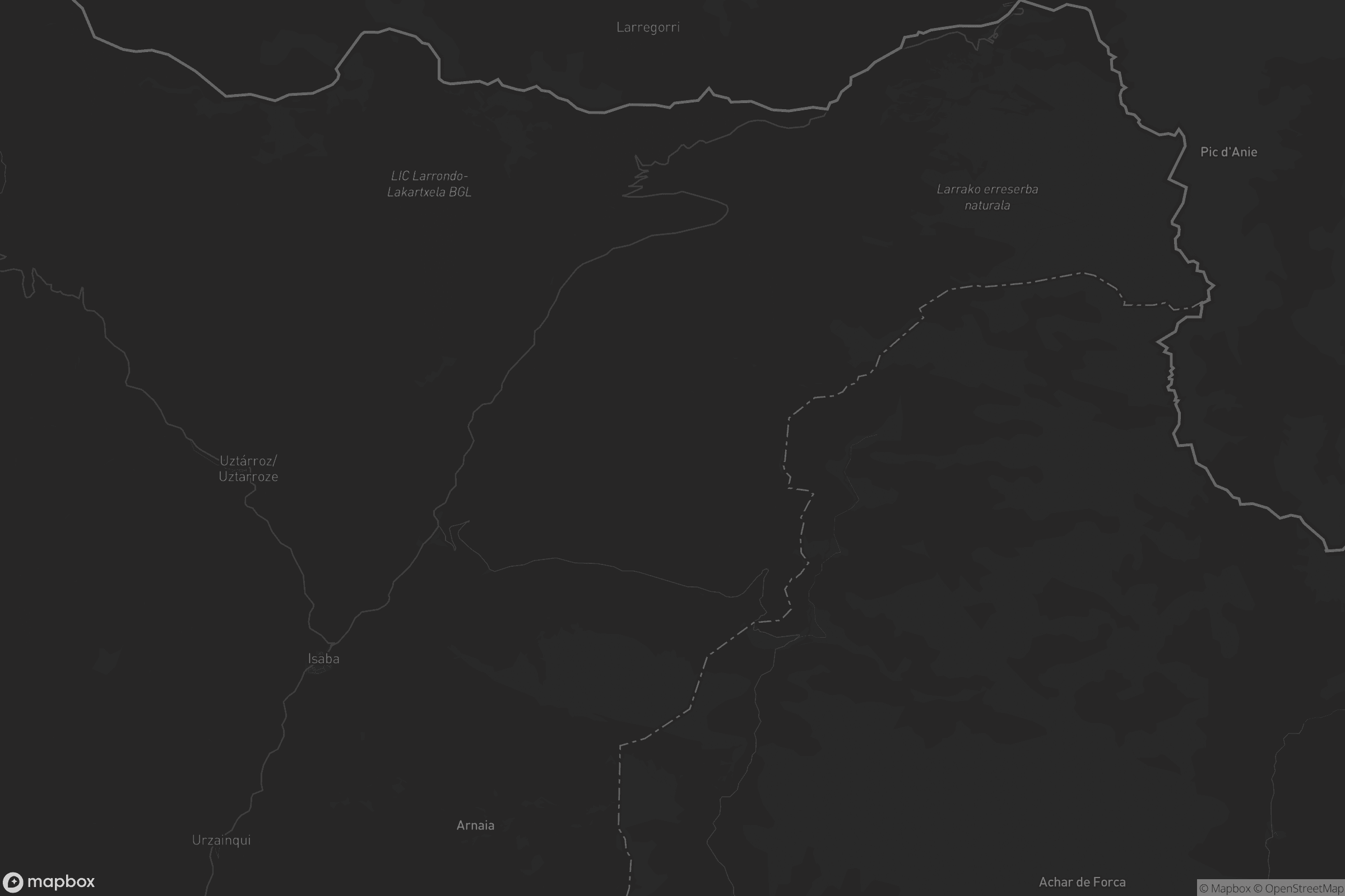 Mapa de Isaba / Izaba