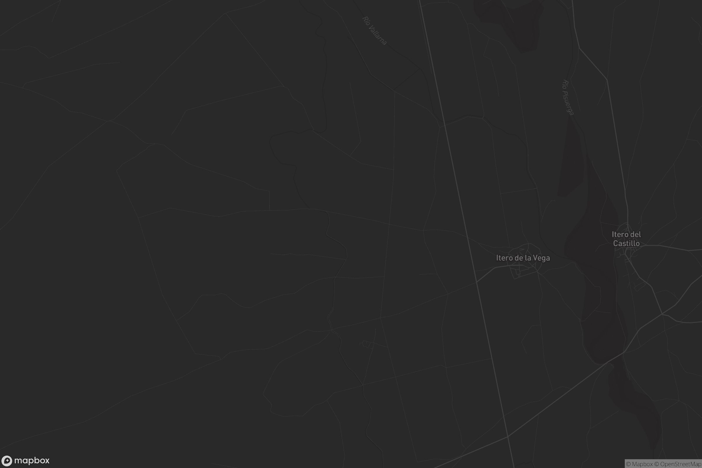 Mapa de Itero de la Vega