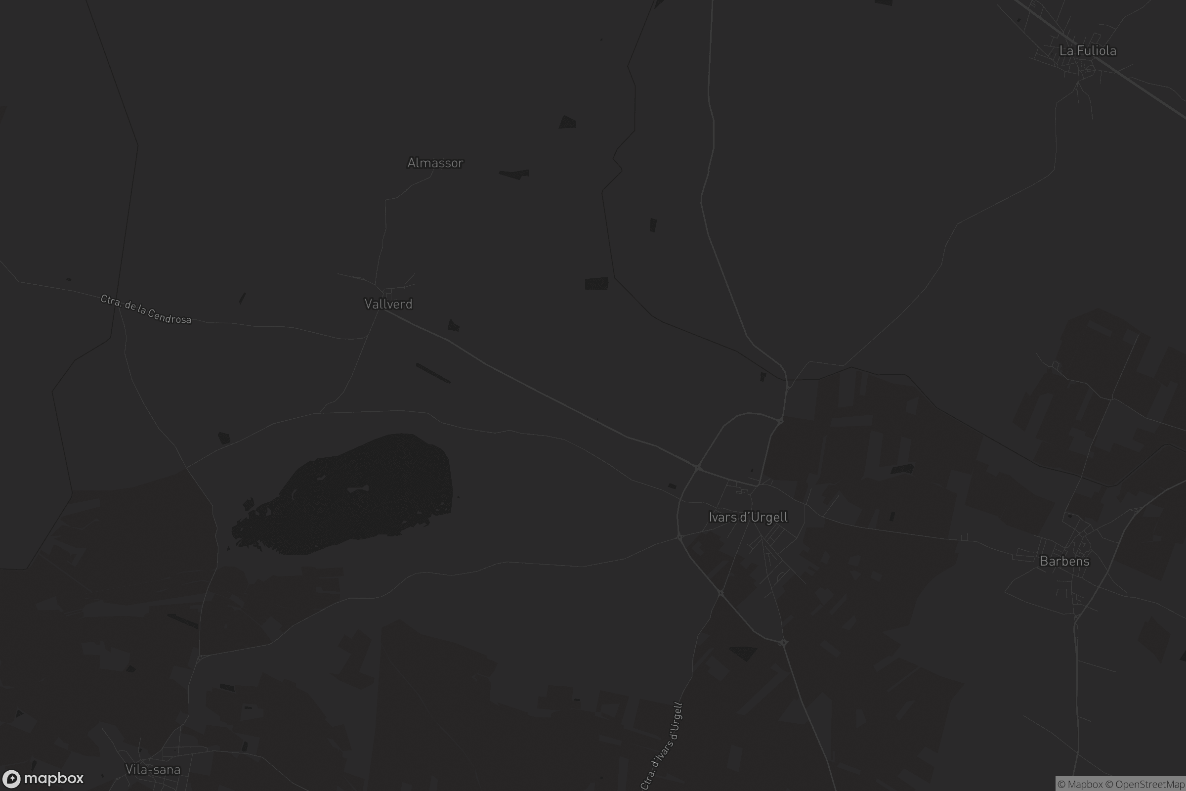 Mapa de Ivars d'Urgell