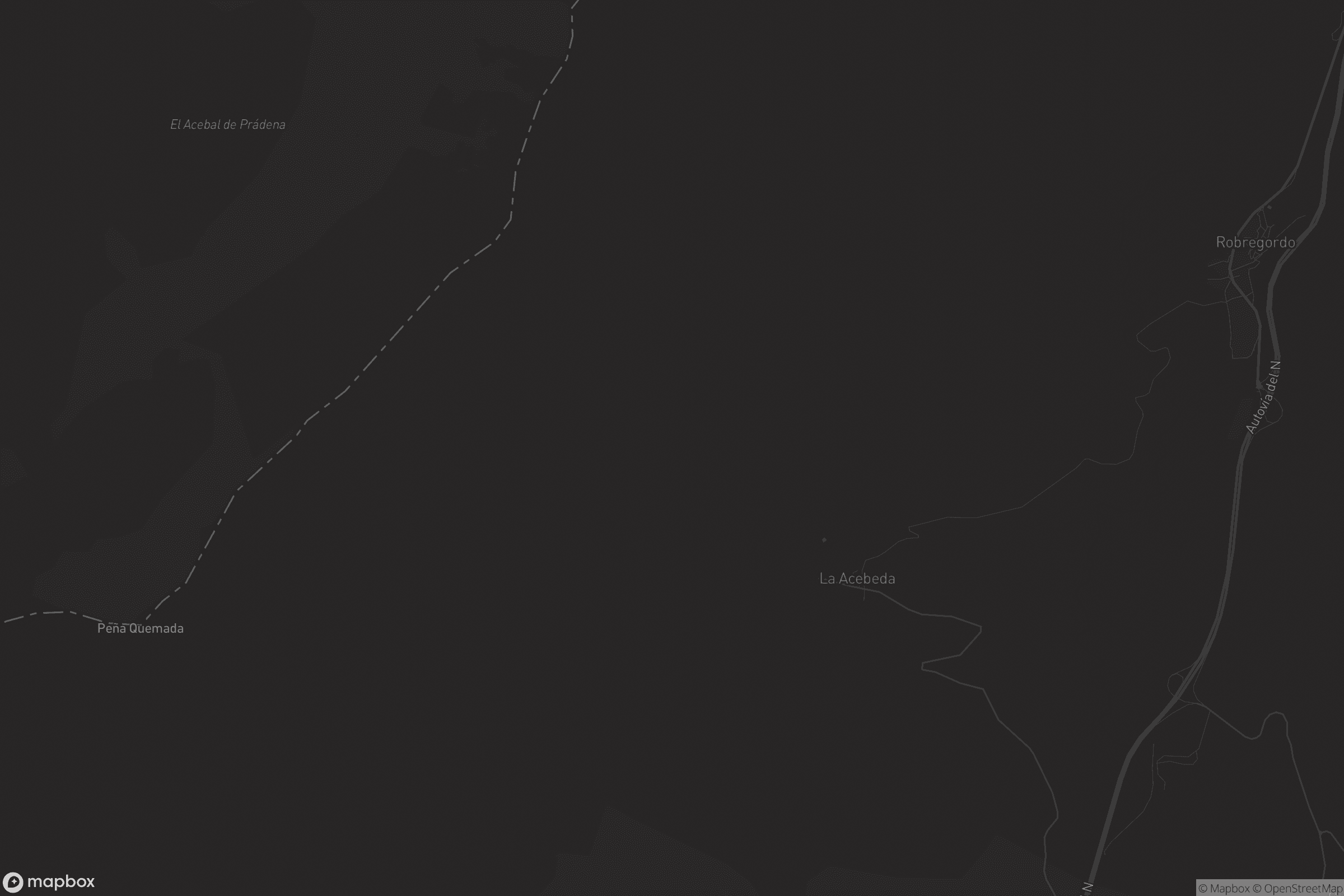 Mapa de La Acebeda