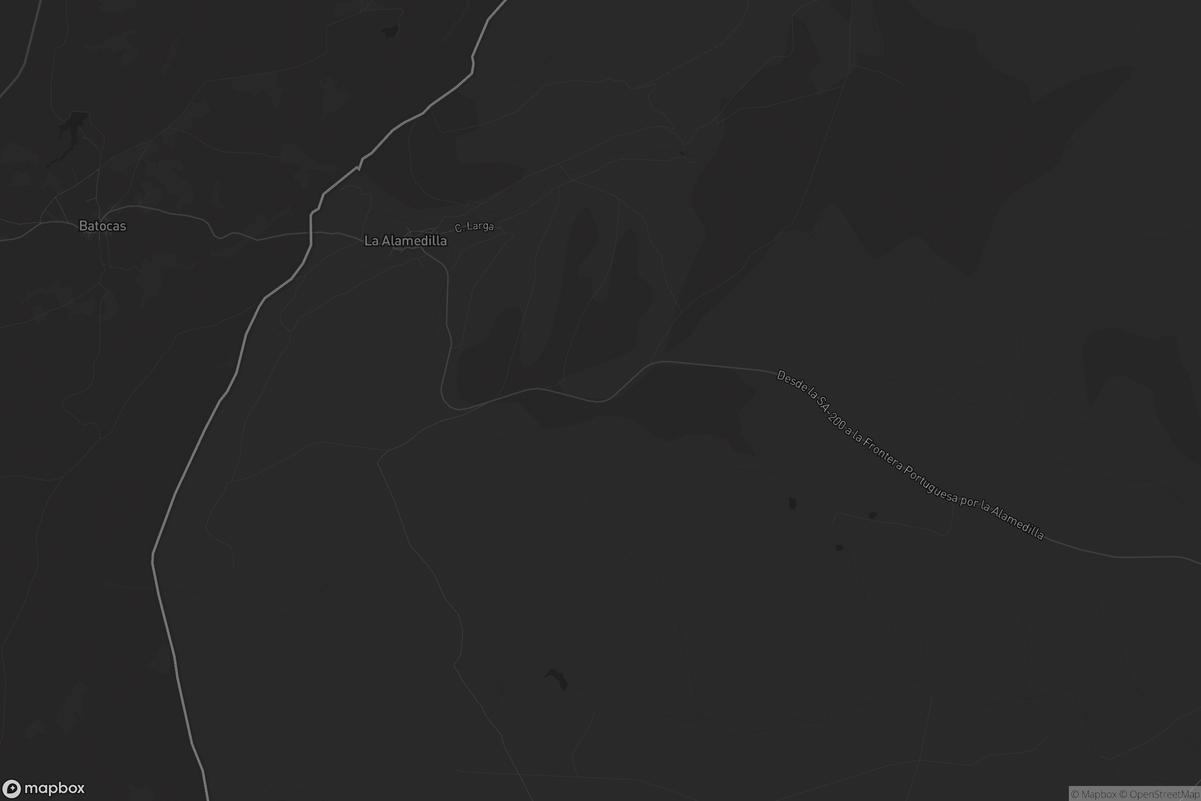 Mapa de La Alamedilla