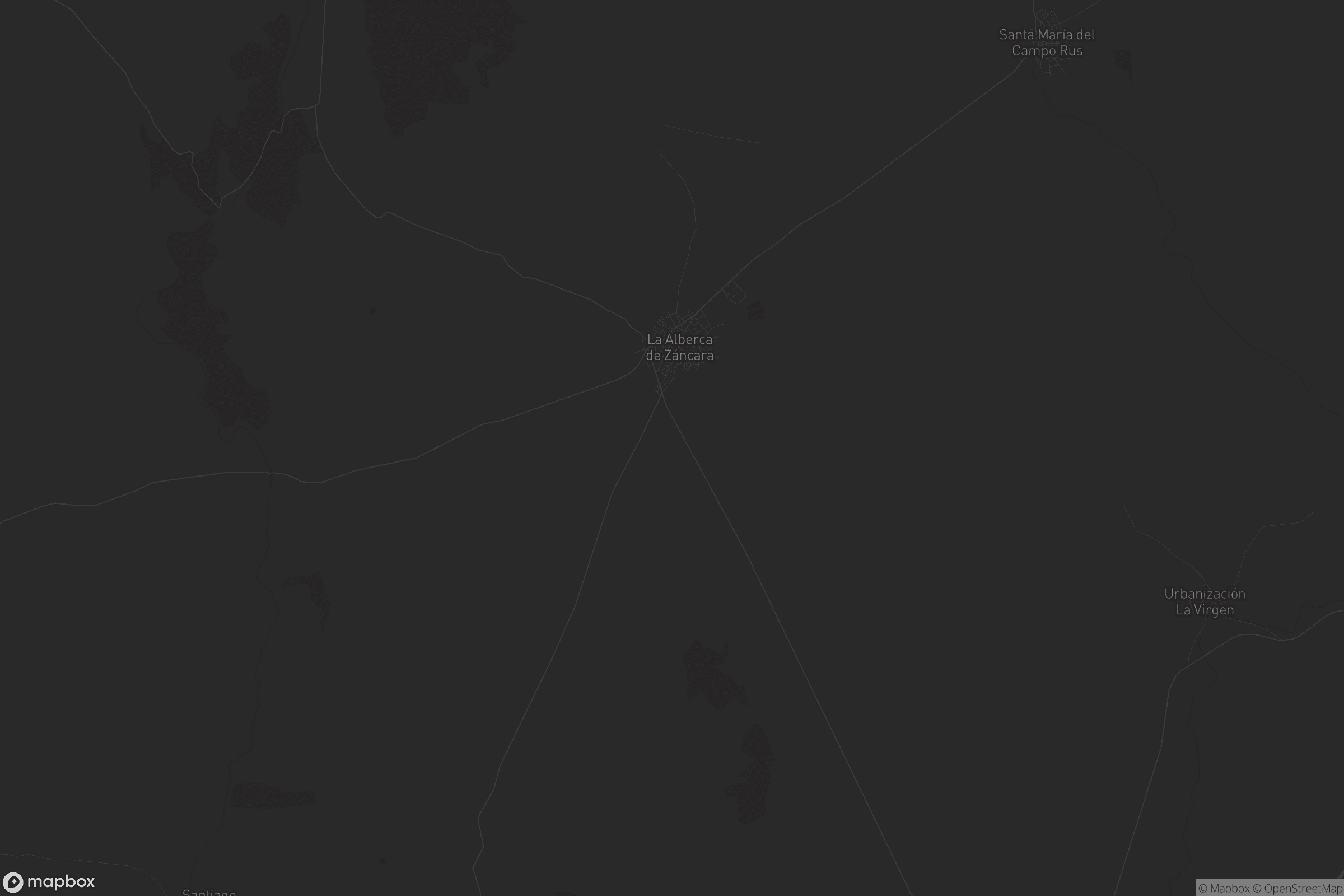 Mapa de La Alberca de Záncara