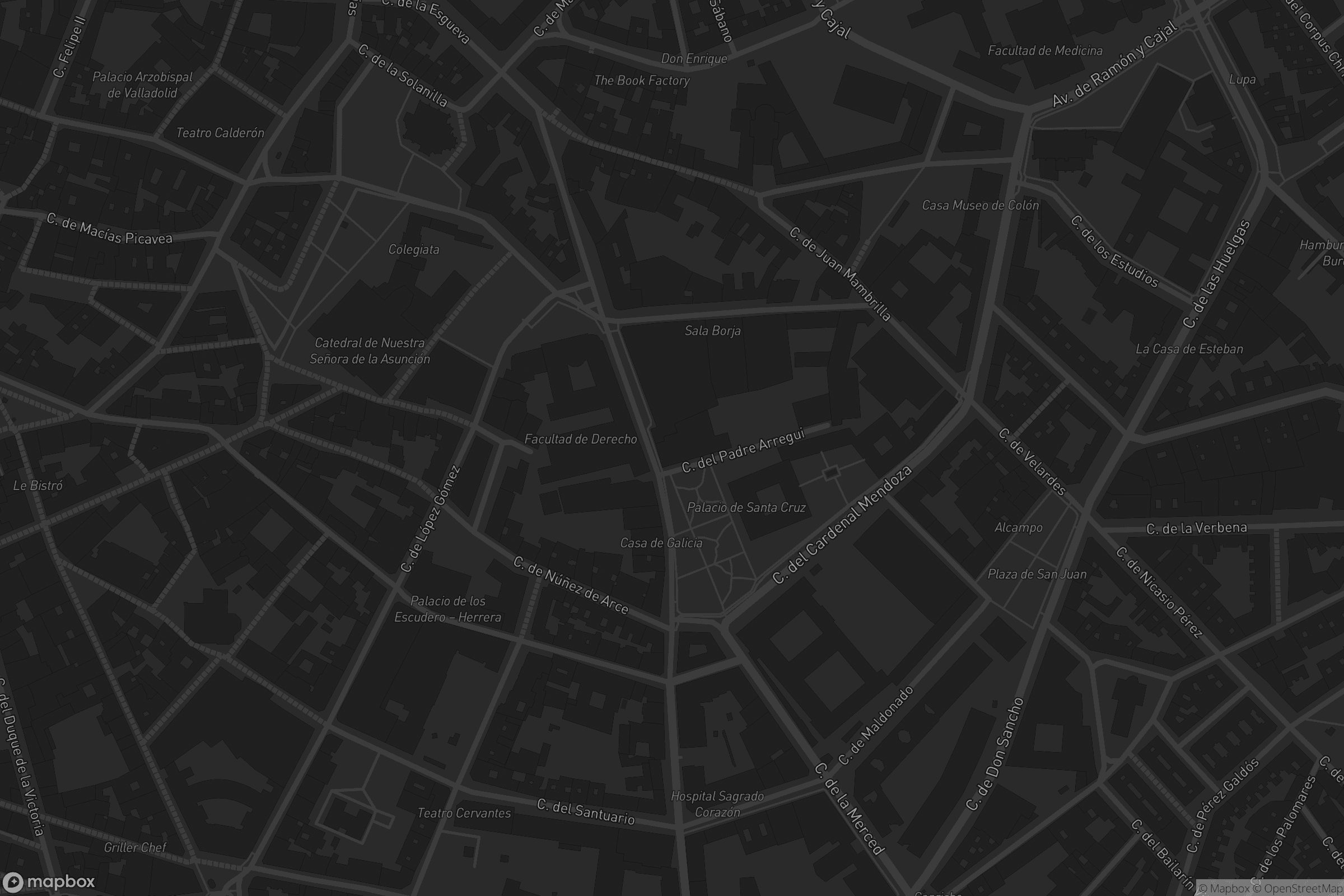 Mapa de La Antigua - Santa Cruz