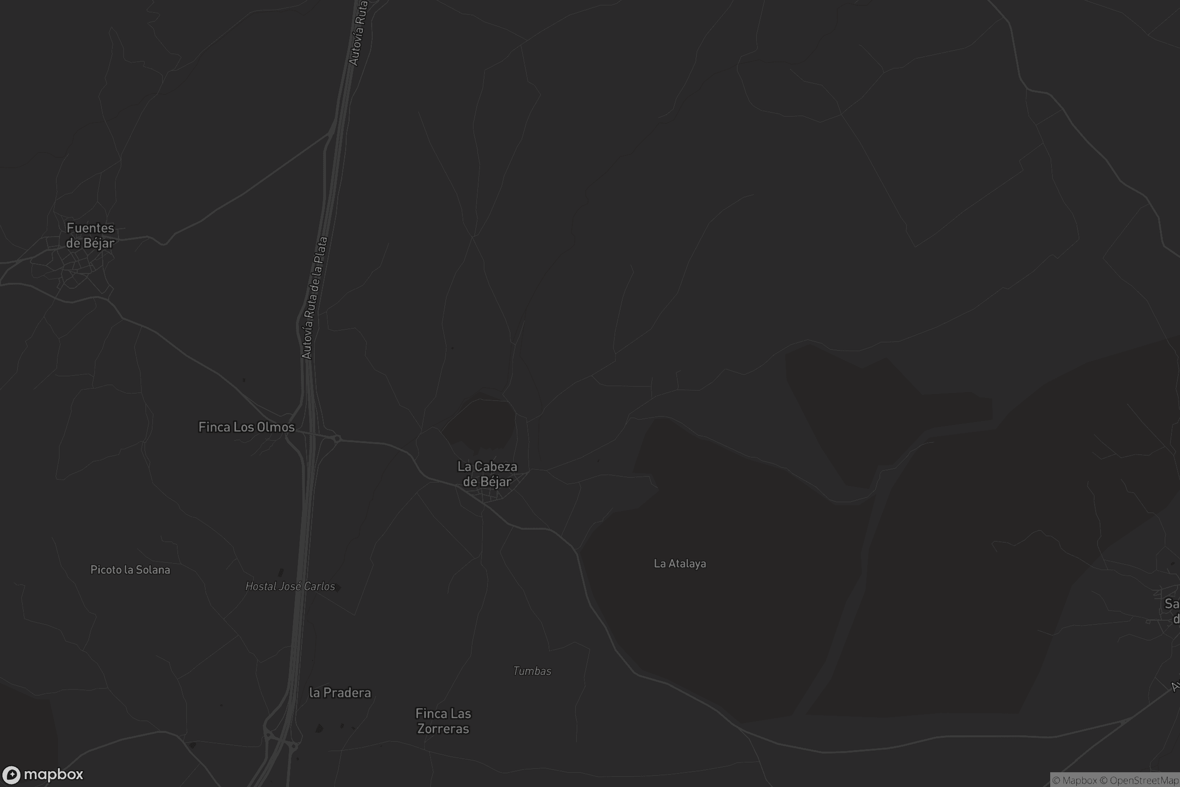 Mapa de La Cabeza de Béjar