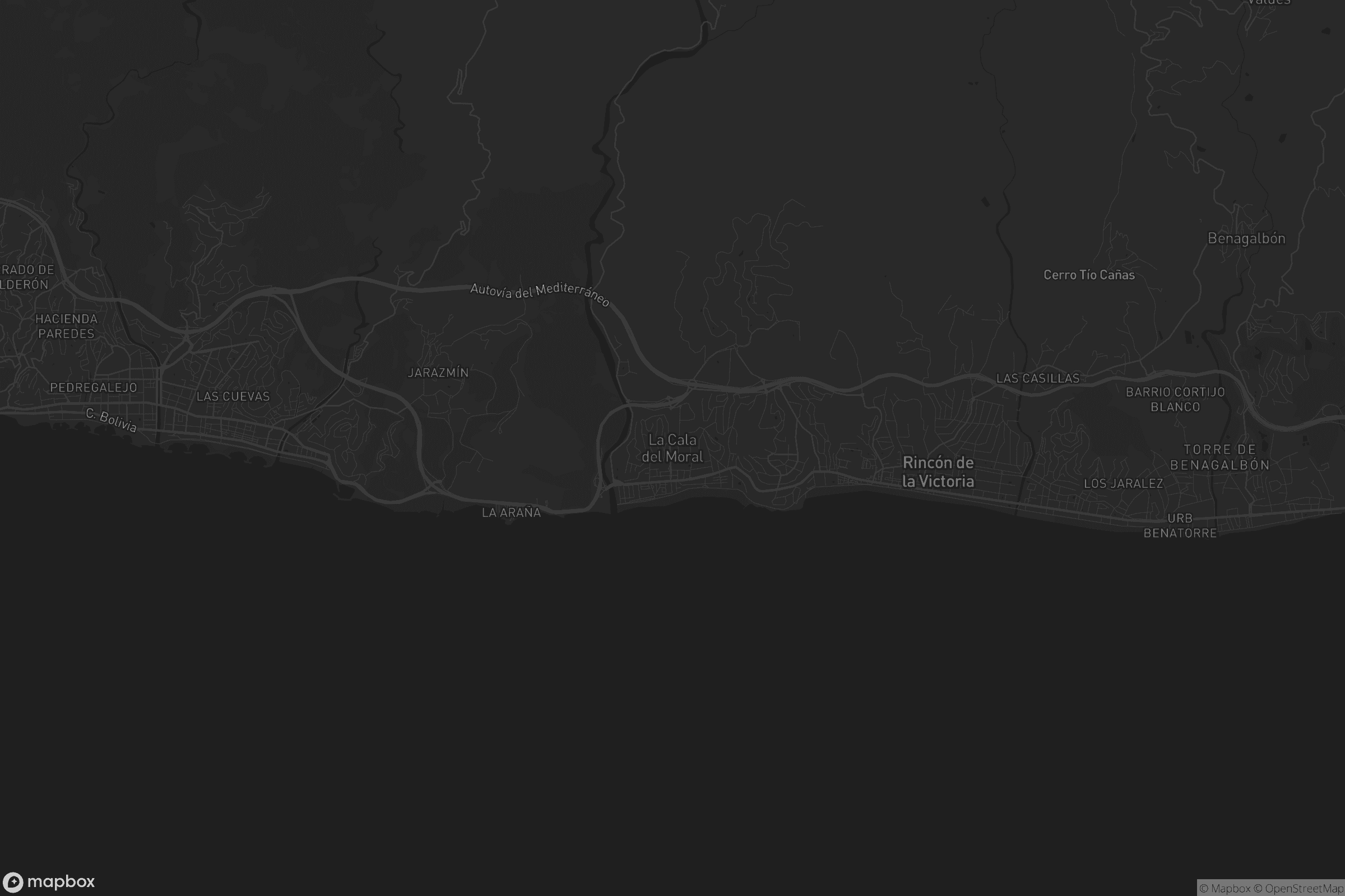 Mapa de La Cala del Moral