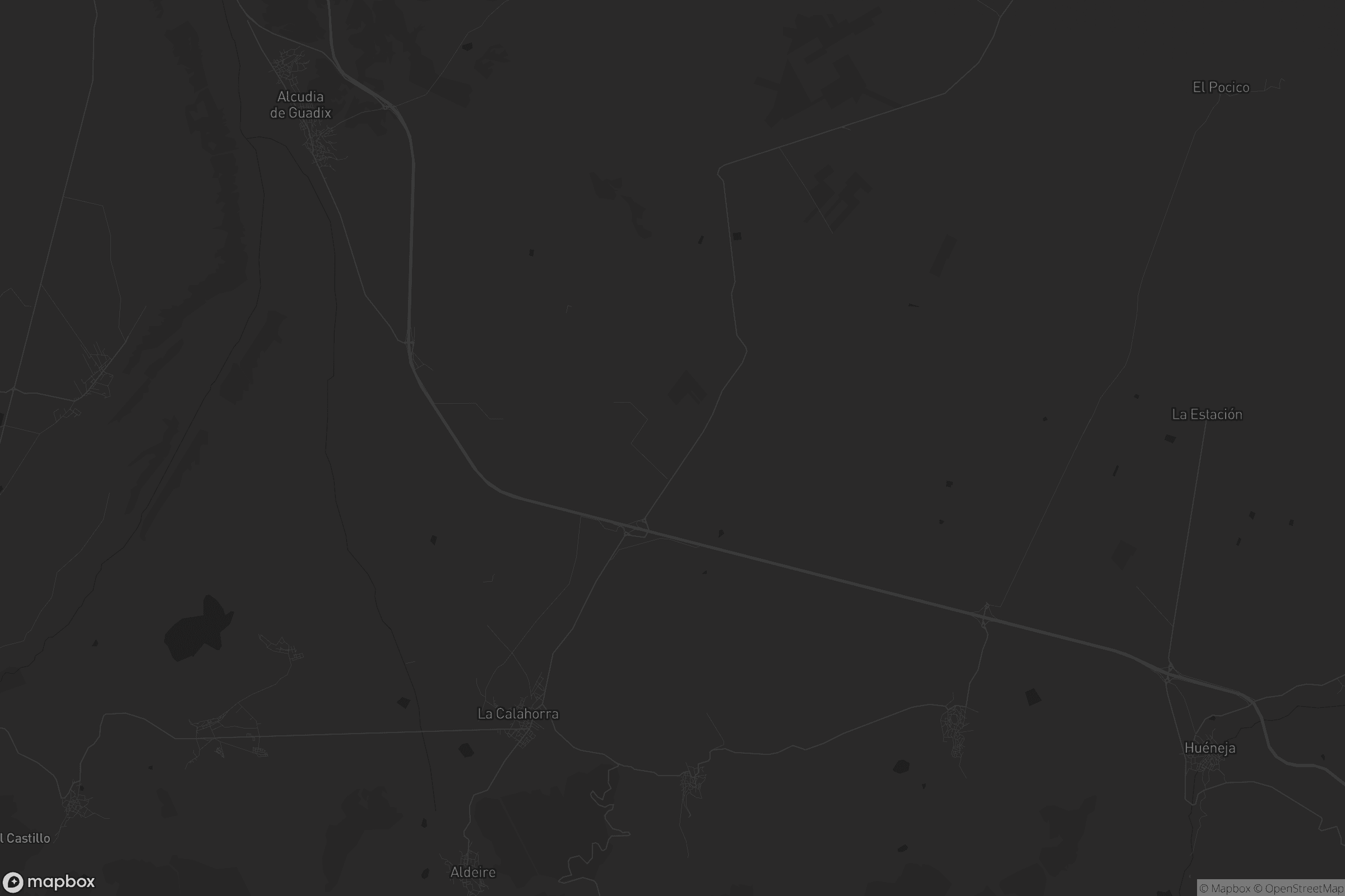 Mapa de La Calahorra