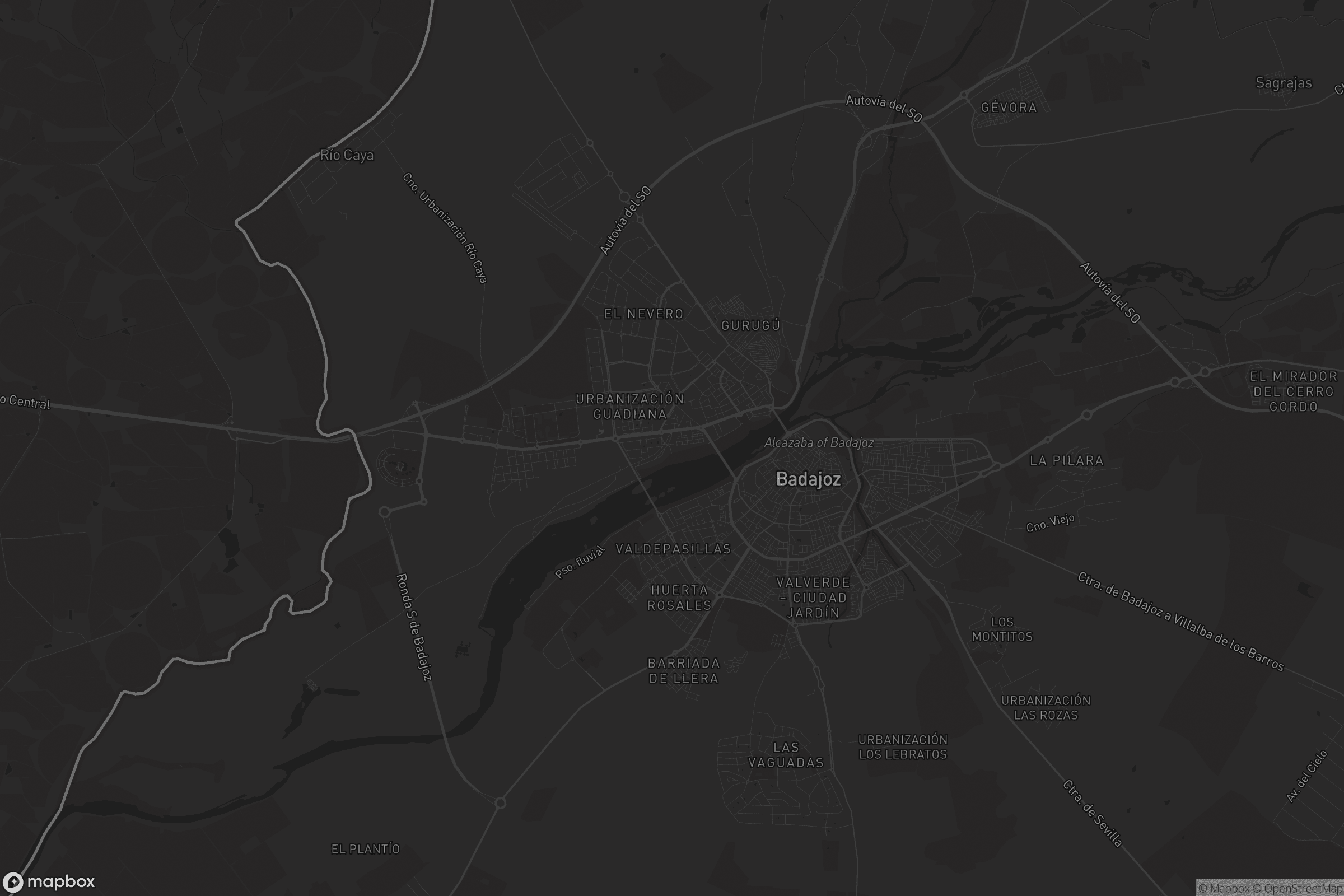 Mapa de La Cañada - Las Moreras