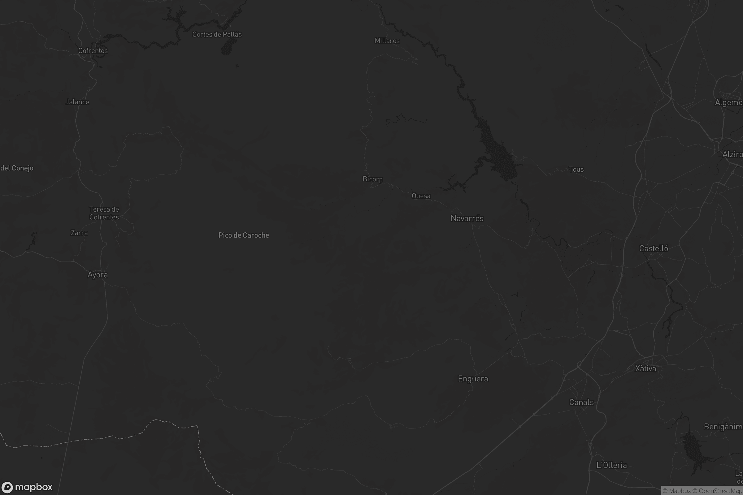 Mapa de La Canal de Navarrés