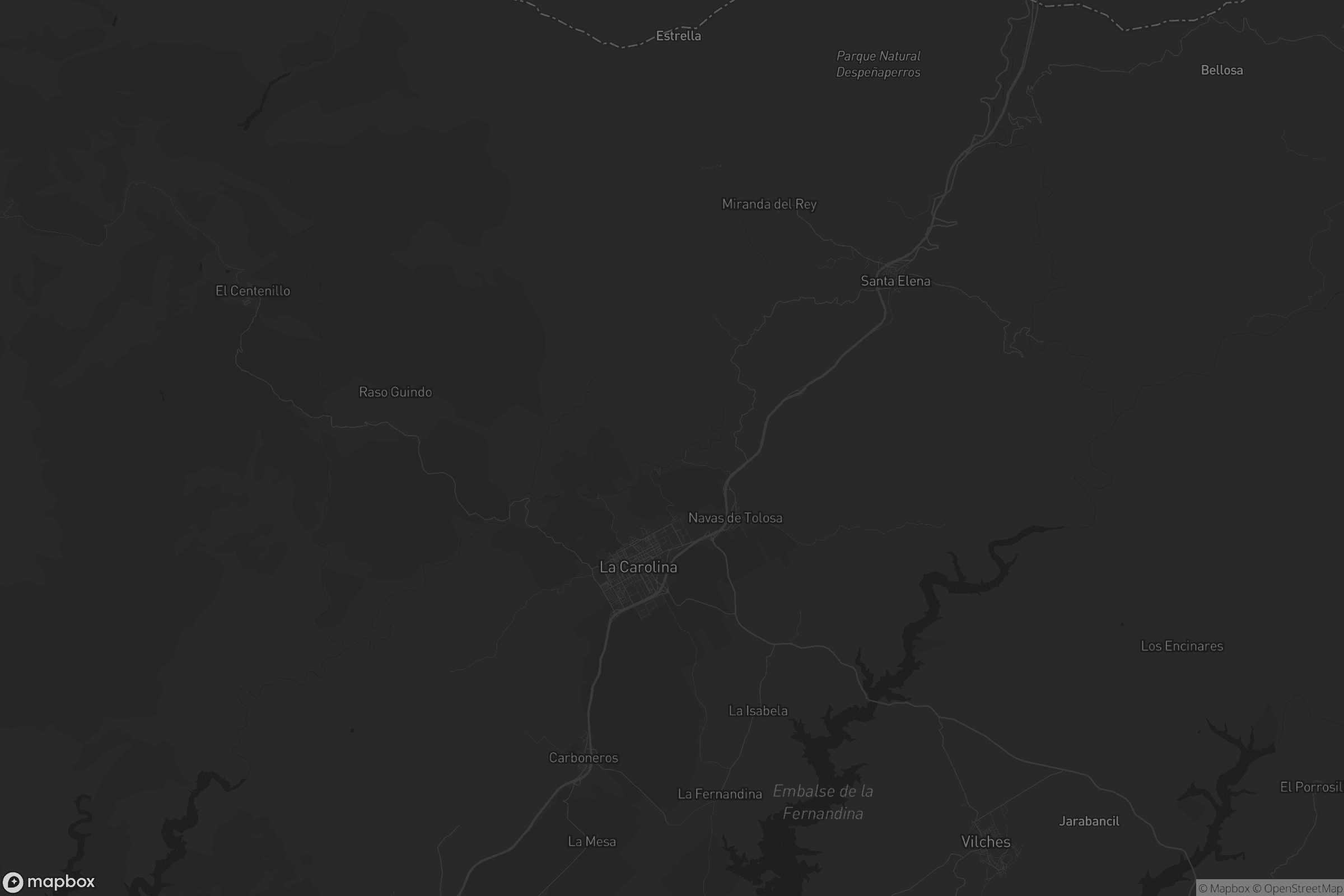Mapa de La Carolina