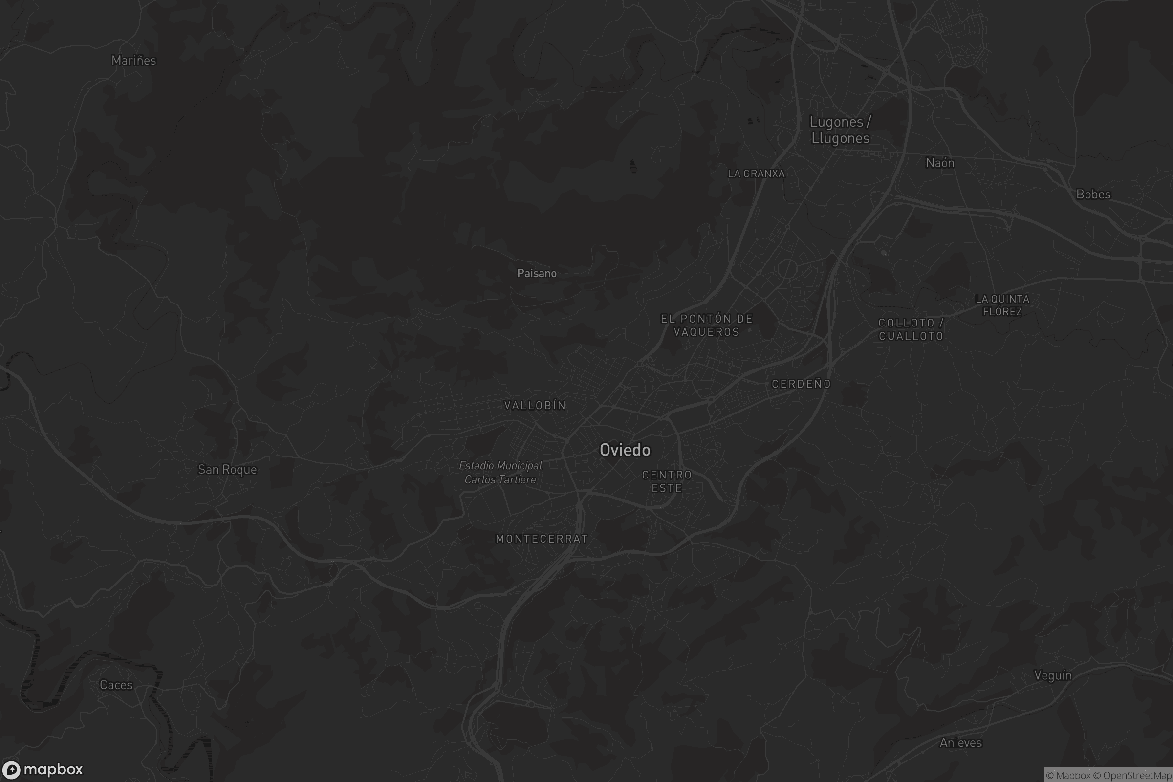 Mapa de La Ciudá Naranco