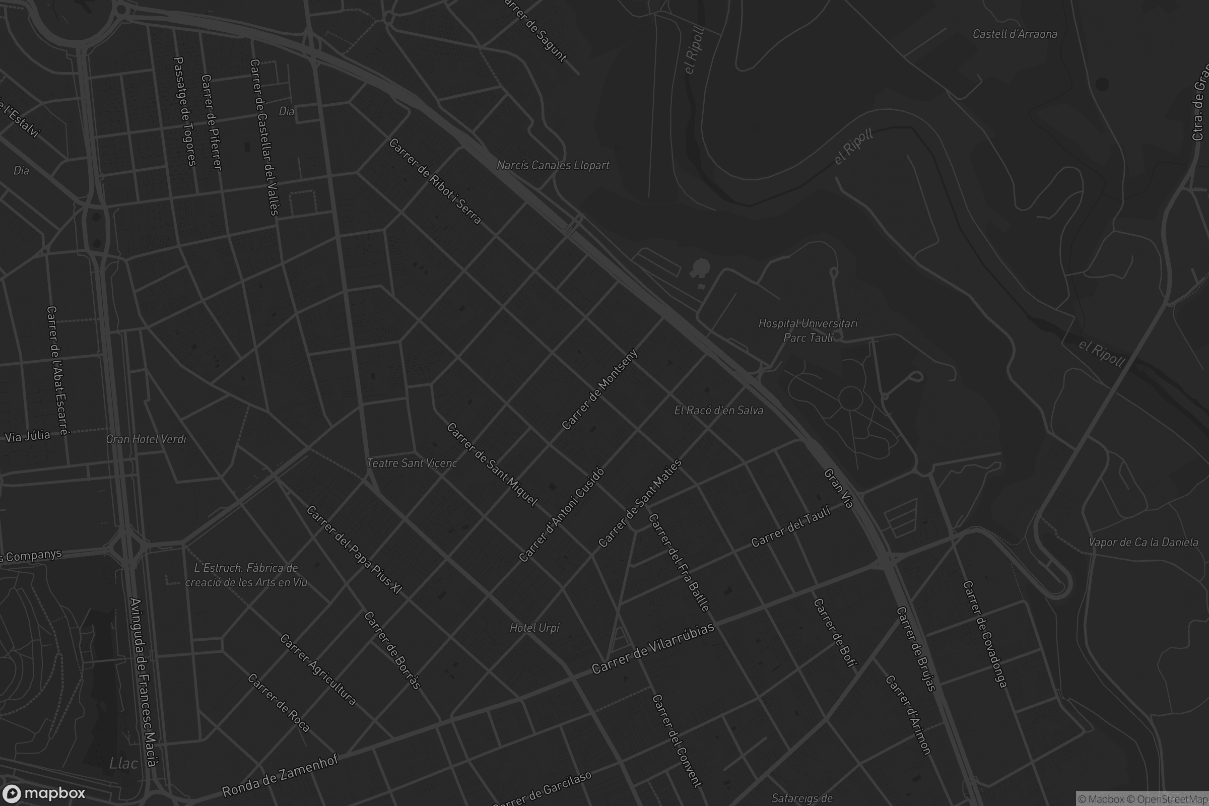 Mapa de la Creu Alta