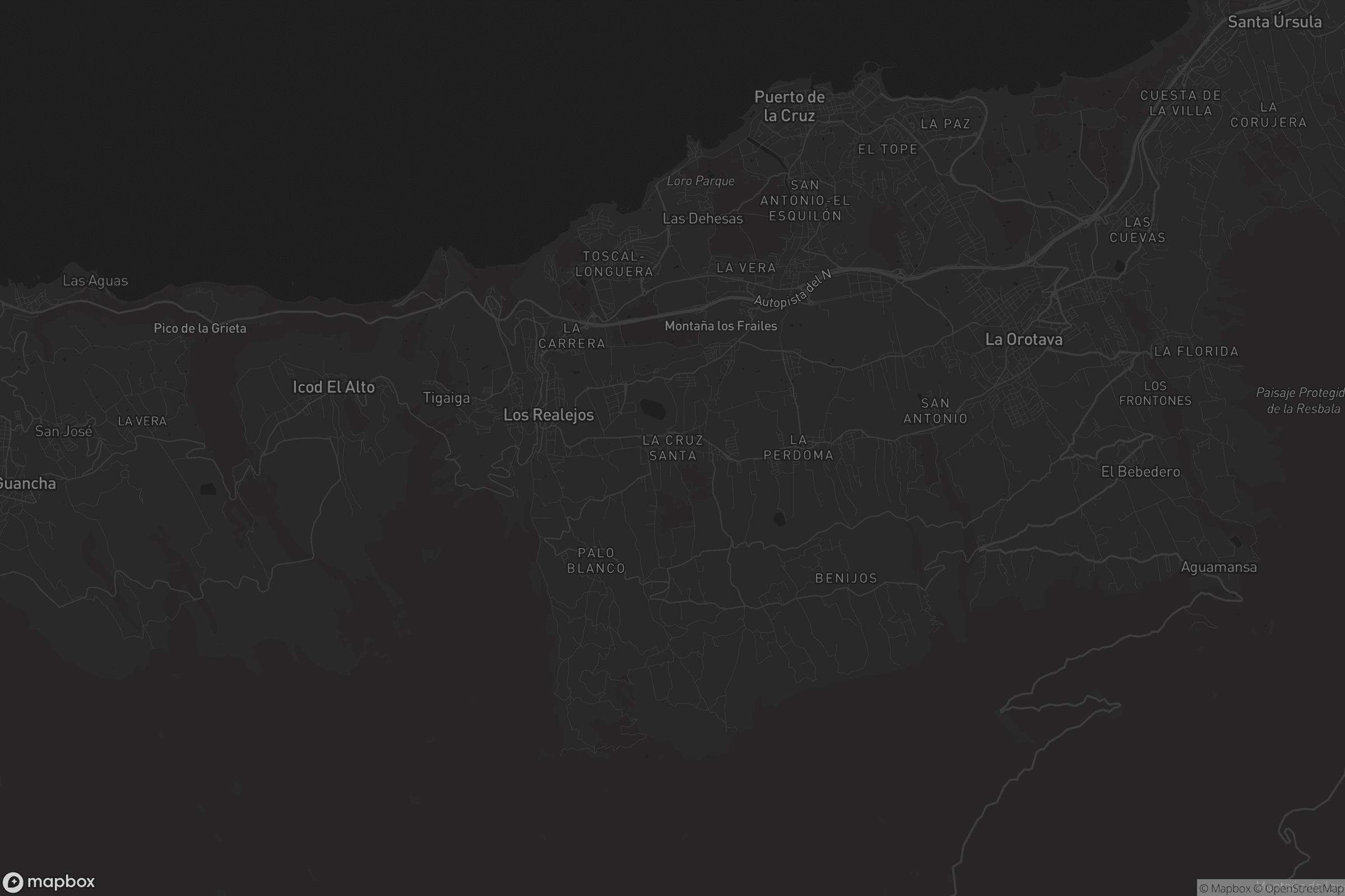Mapa de La Cruz Santa