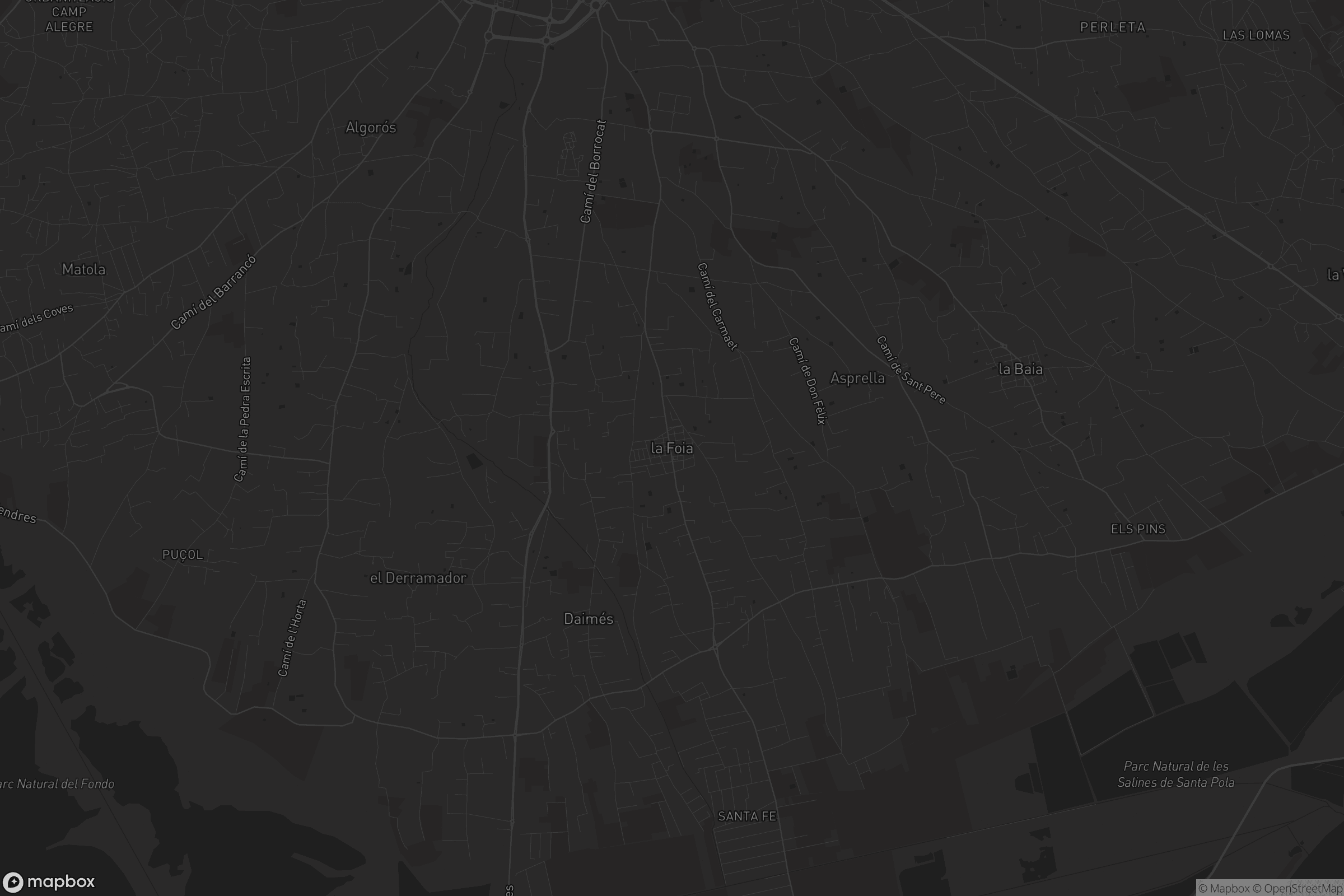 Mapa de la Foia