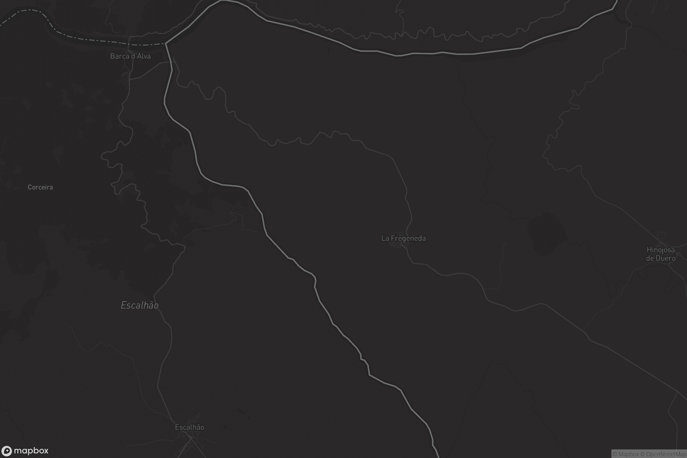 Mapa de La Fregeneda