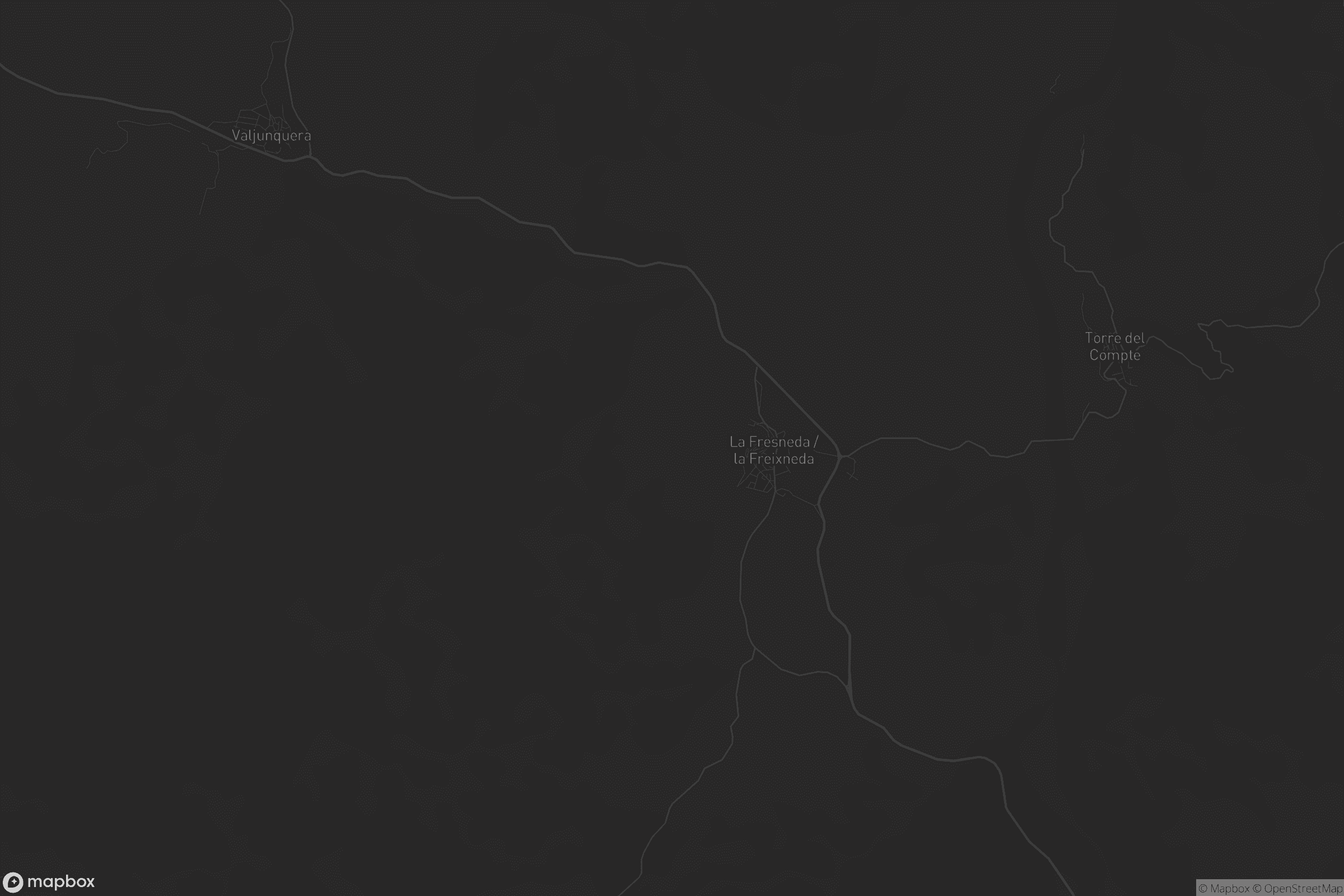 Mapa de La Fresneda / la Freixneda