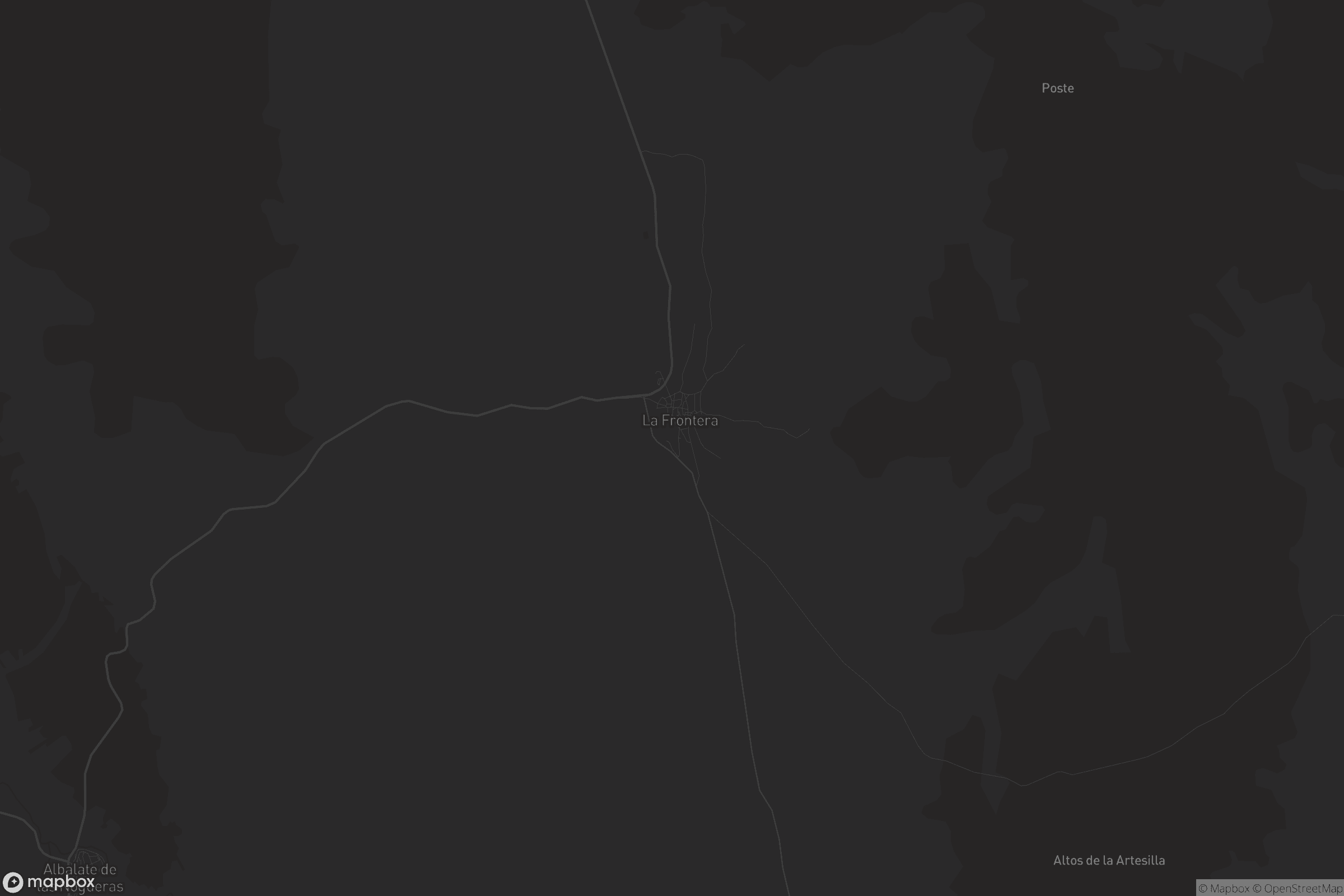 Mapa de La Frontera