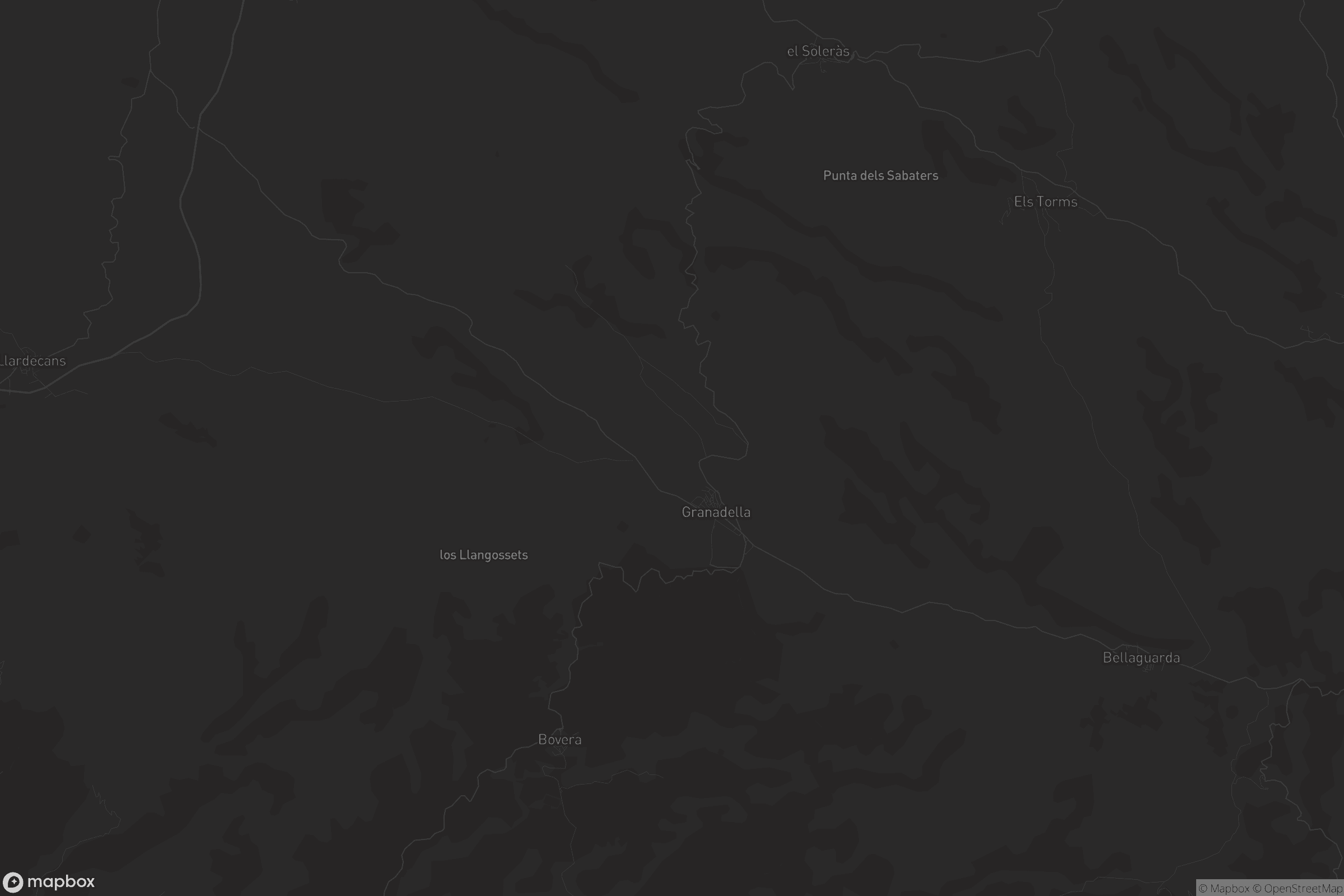 Mapa de la Granadella