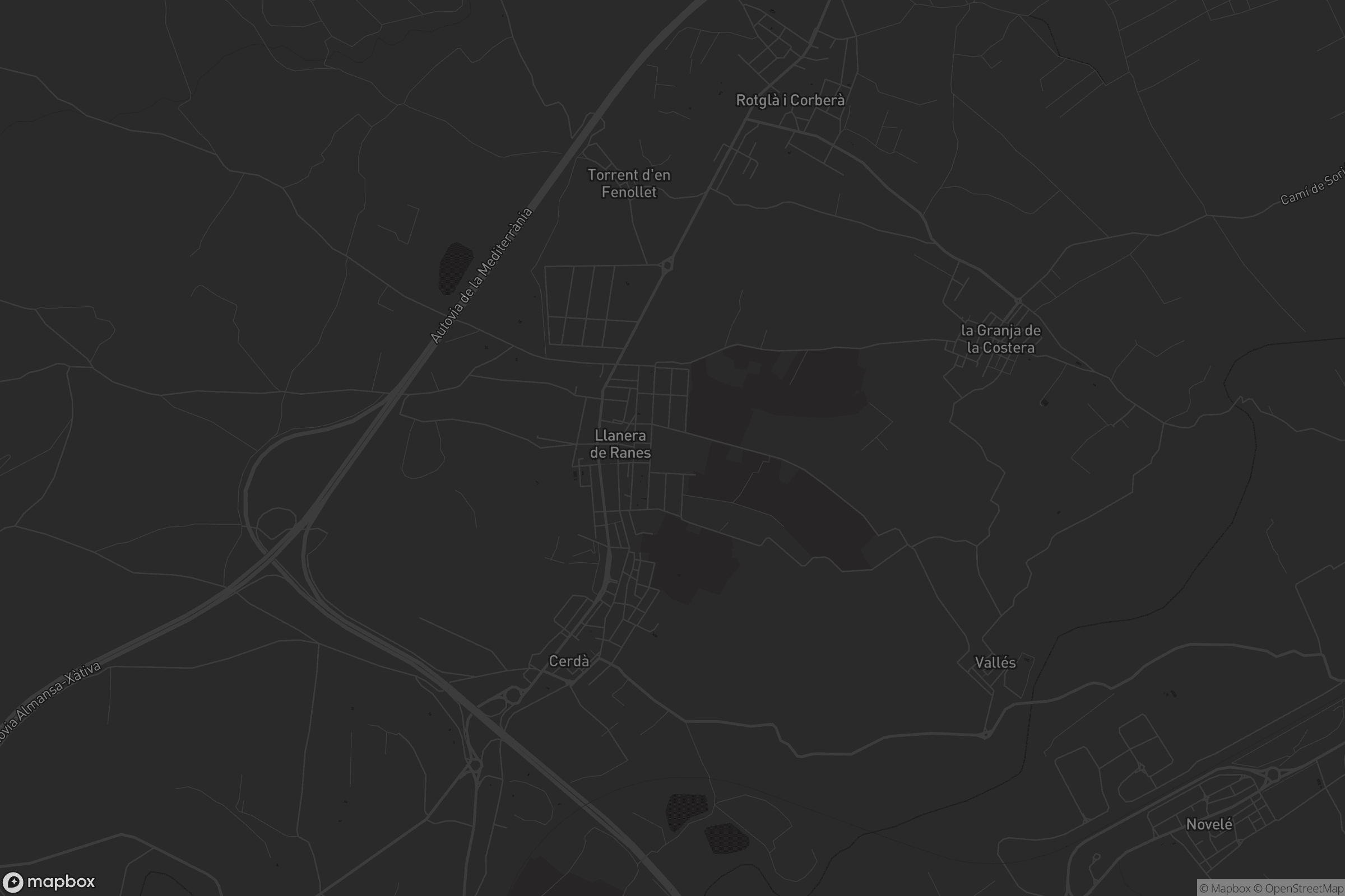 Mapa de la Granja de la Costera