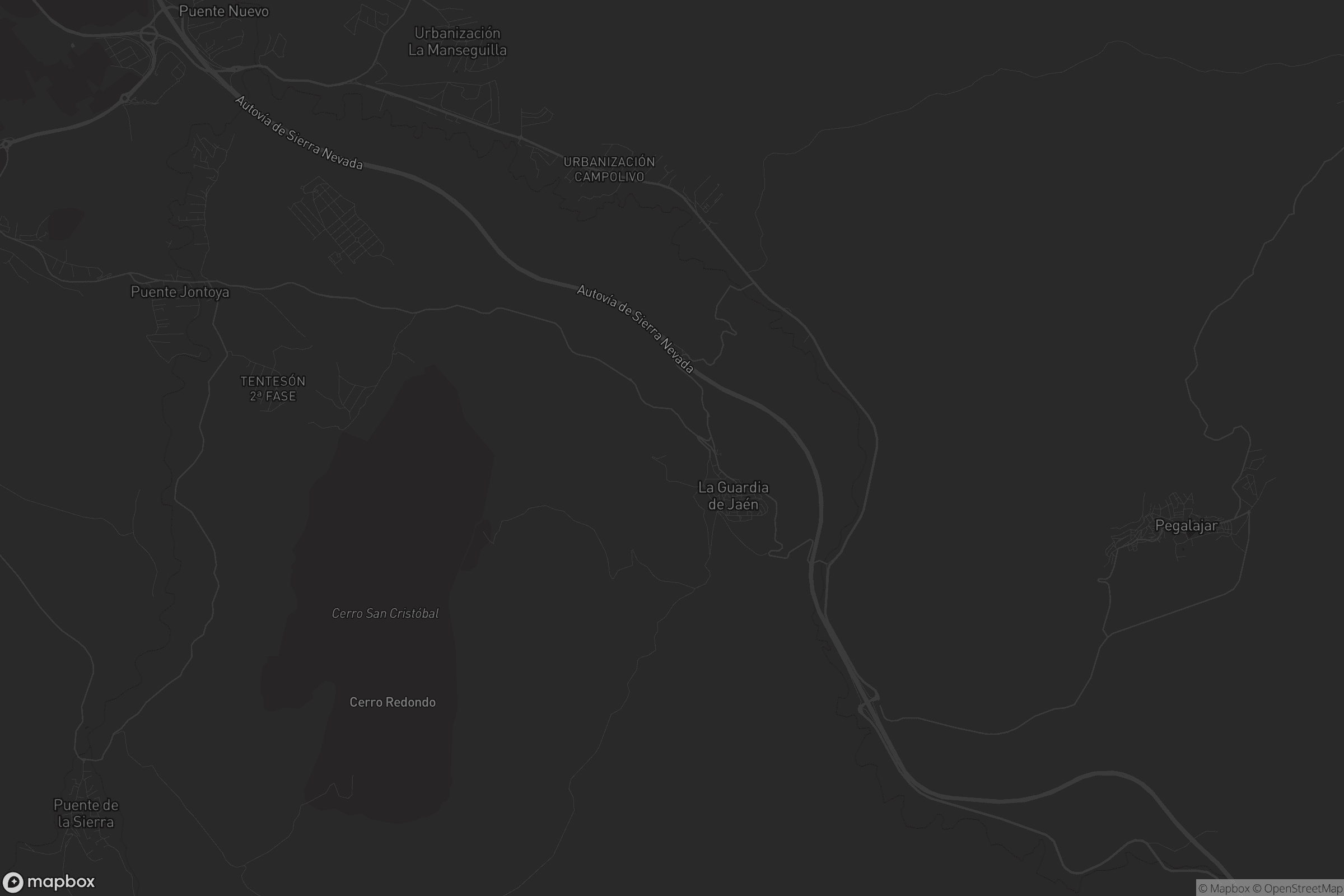 Mapa de La Guardia de Jaén