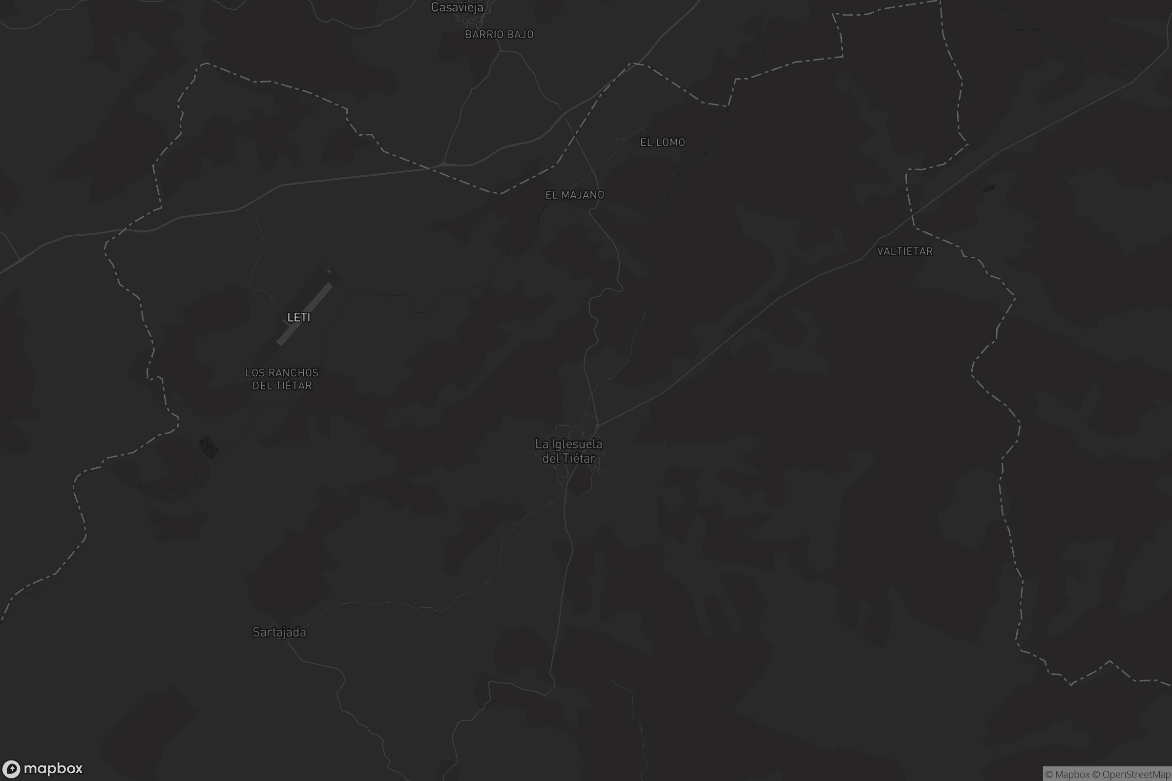 Mapa de La Iglesuela del Tiétar