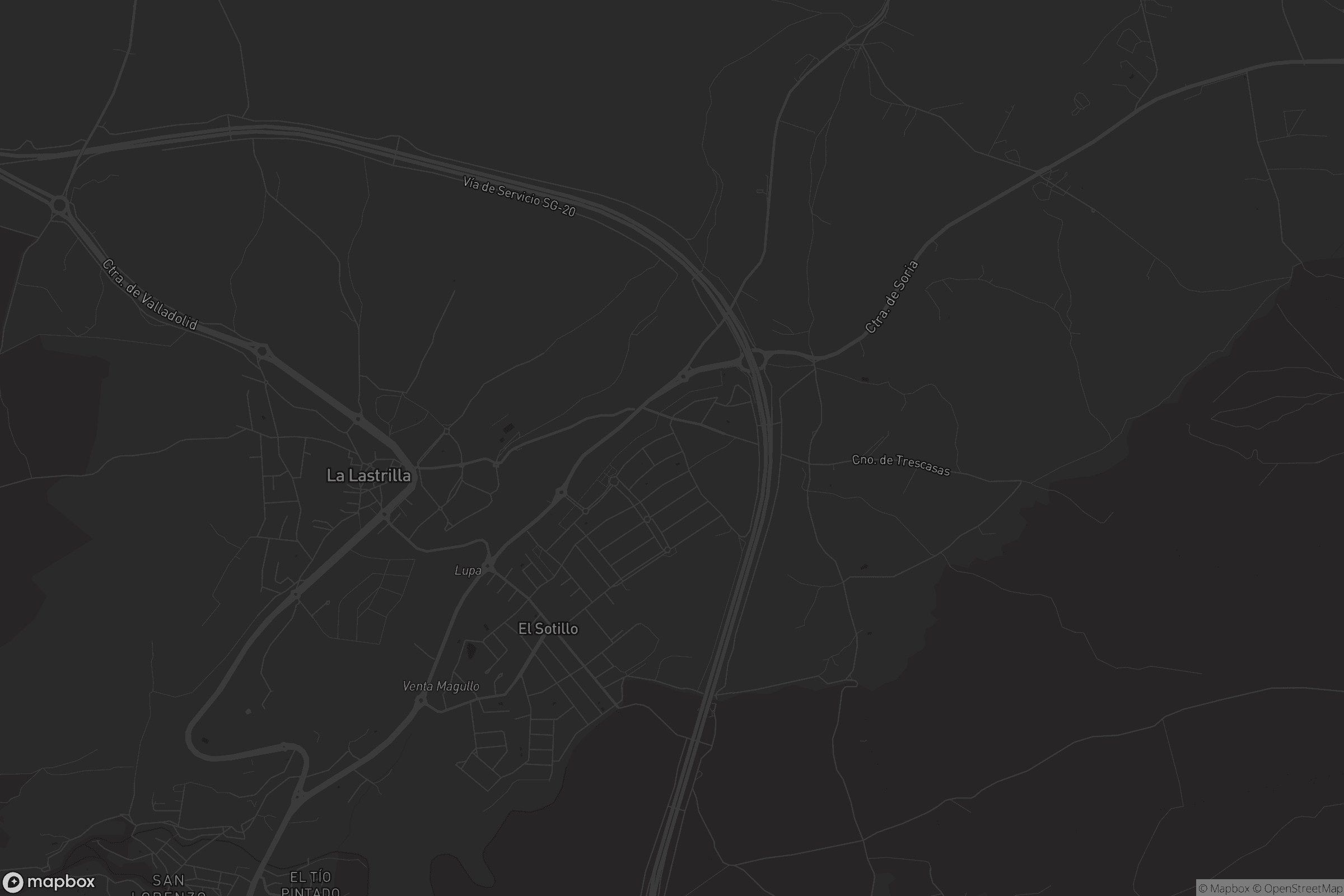 Mapa de La Lastrilla