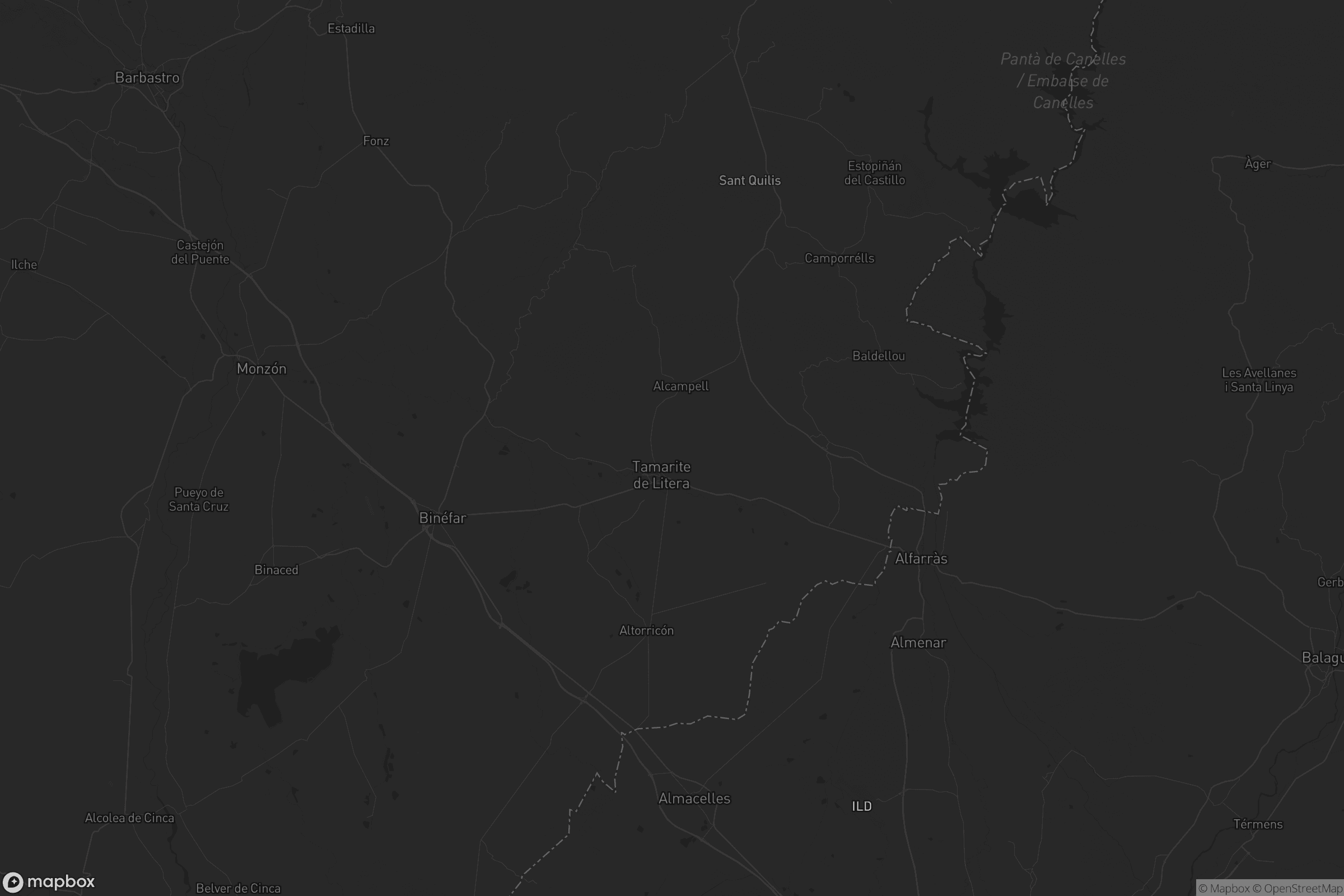 Mapa de La Litera / La Llitera