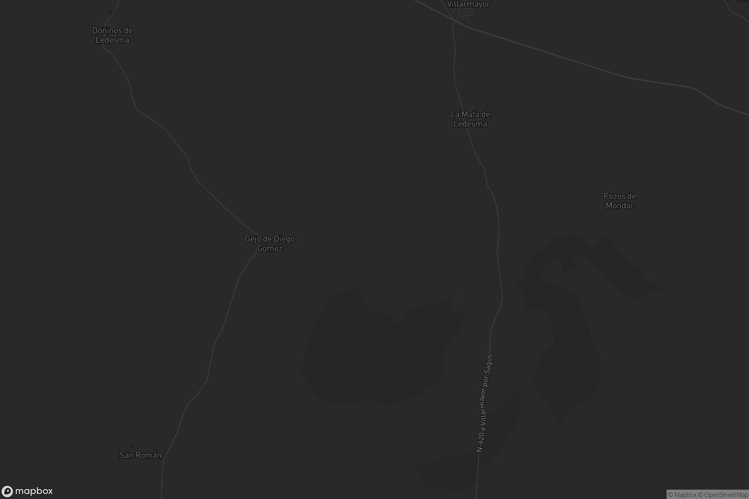 Mapa de La Mata de Ledesma