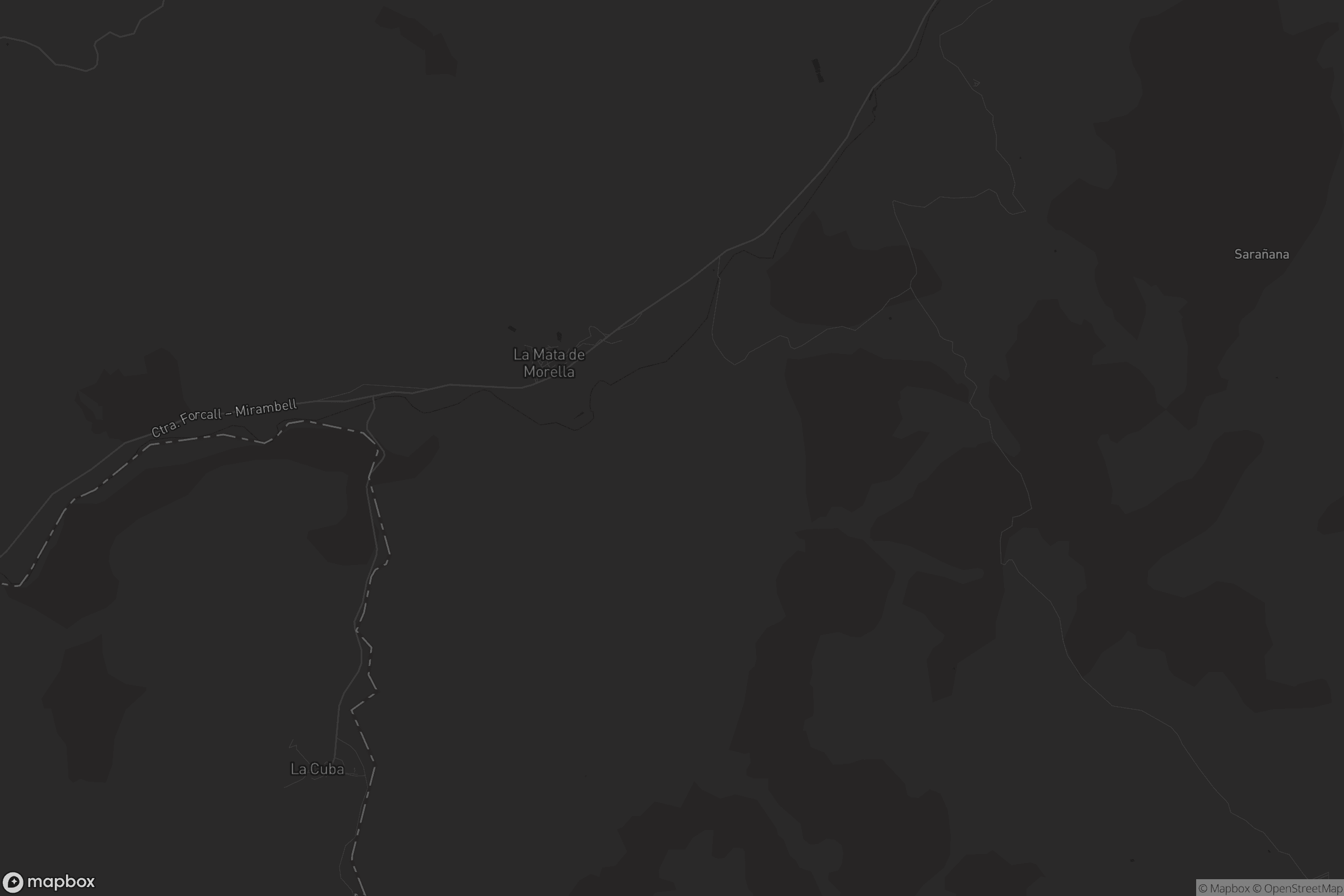 Mapa de la Mata de Morella